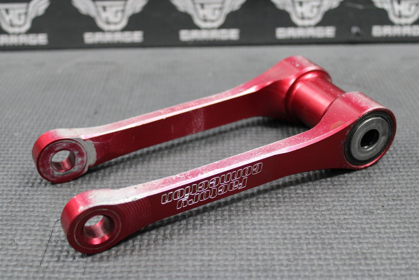 2012 HONDA CRF250R CRF450R FACTORY CONNECTION RED BILLET SHOCK SWINGARM LINKAGE - hggarage