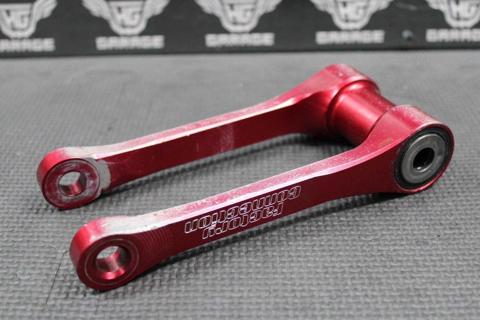 2012 HONDA CRF250R CRF450R FACTORY CONNECTION RED BILLET SHOCK SWINGARM LINKAGE - hggarage