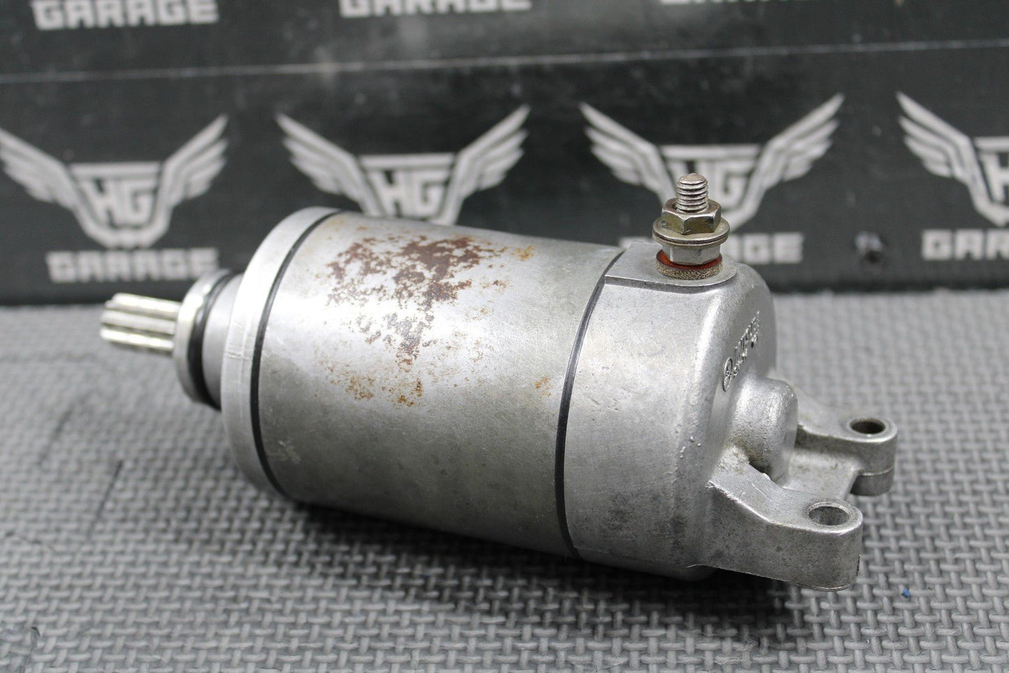2003 KAWASAKI KLX400R OEM MITSUBA ELECTRIC START STARTER MOTOR 21163 - S004 GOOD - hggarage