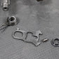 1986 KAWASAKI KDX200 OEM TRANSMISSION TRANNY GEARBOX SHIFT FORKS DRUM GEARS - hggarage