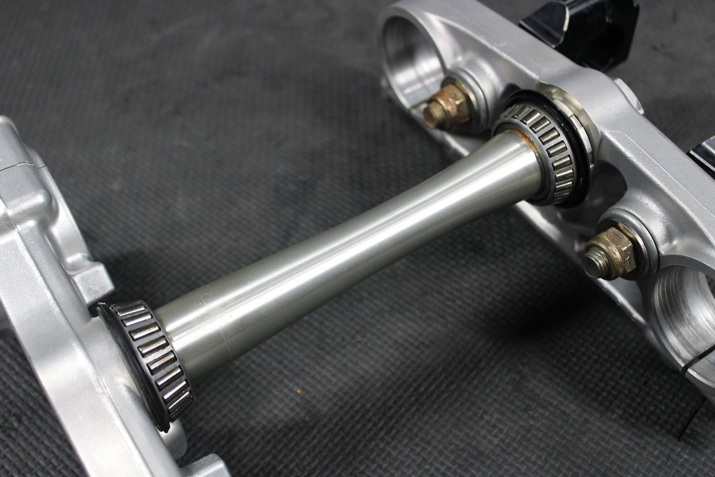 2013 HONDA CRF450R OEM FRONT FORKS LOWER UPPER TRIPLE TREE STEM CLAMP 53219 - MEN - hggarage