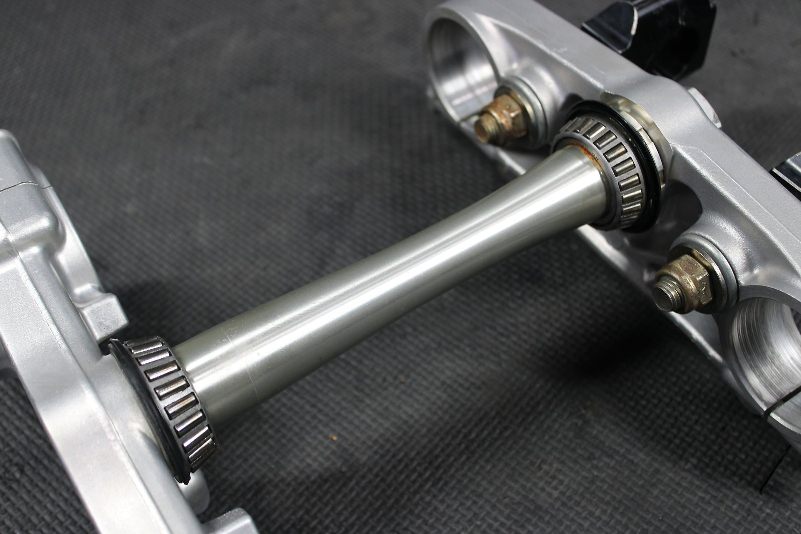 2013 HONDA CRF450R OEM FRONT FORKS LOWER UPPER TRIPLE TREE STEM CLAMP 53219 - MEN - hggarage