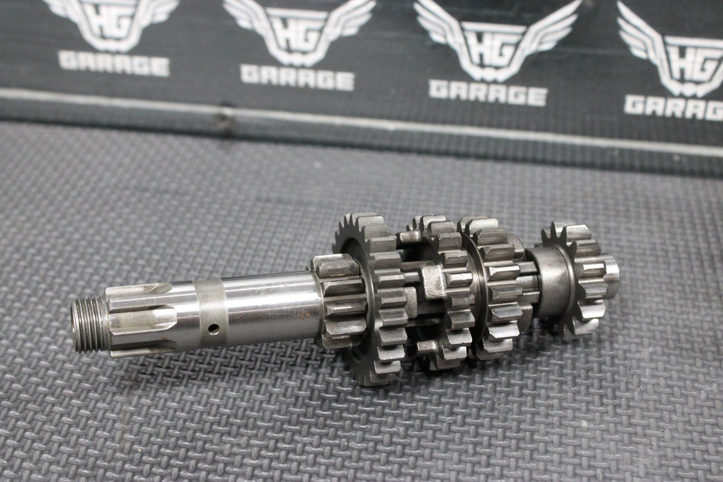 2005 KAWASAKI 03 - 06 KLX125 OEM ENGINE TRANSMISSION TRANNY GEABROX SHIFT FORKS - hggarage