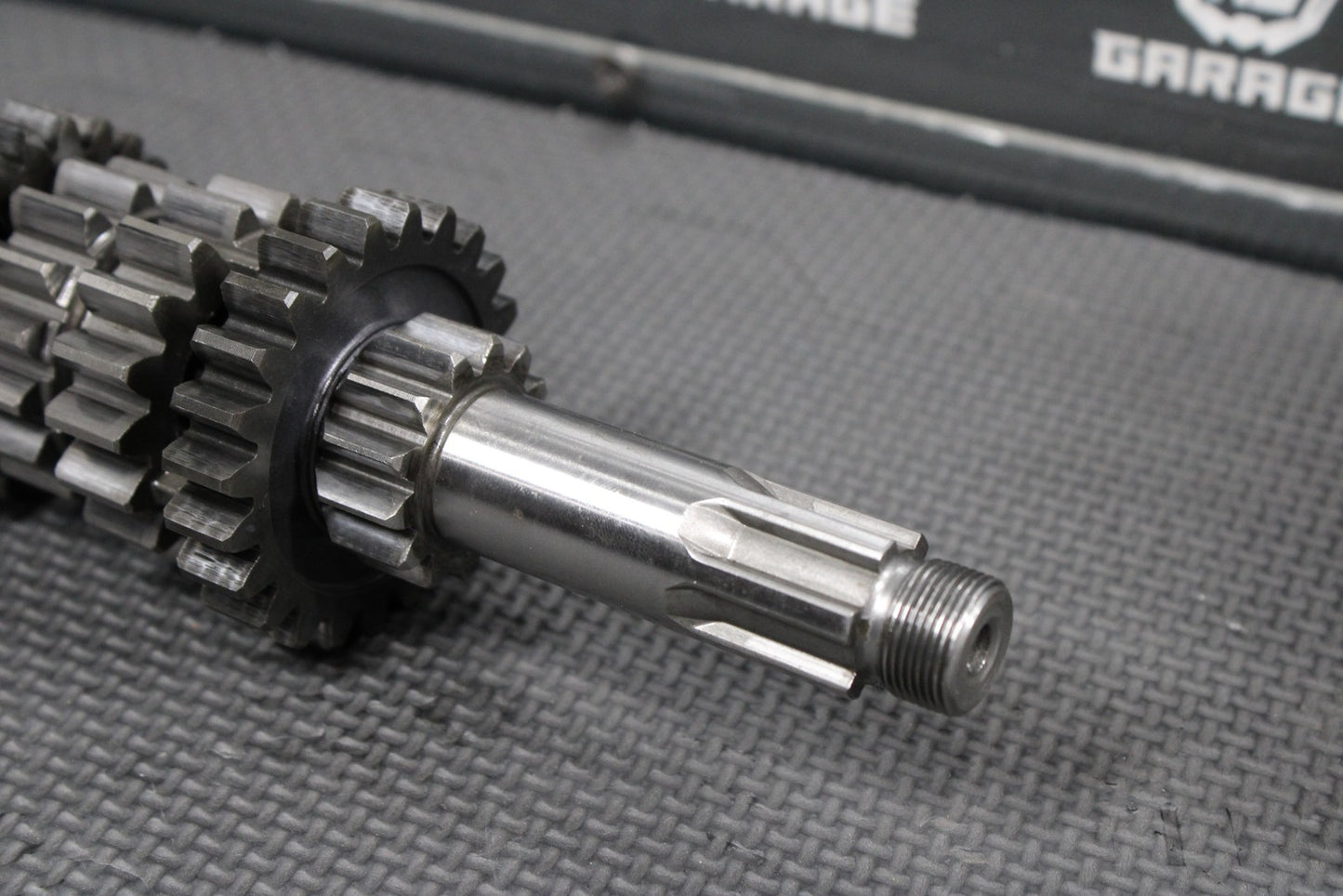 1986 KAWASAKI KDX200 OEM TRANSMISSION TRANNY GEARBOX SHIFT FORKS DRUM GEARS - hggarage