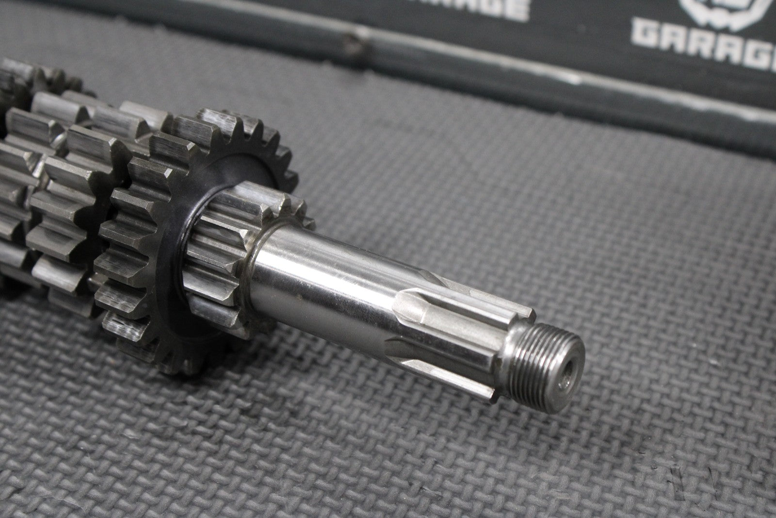 1986 KAWASAKI KDX200 OEM TRANSMISSION TRANNY GEARBOX SHIFT FORKS DRUM GEARS - hggarage