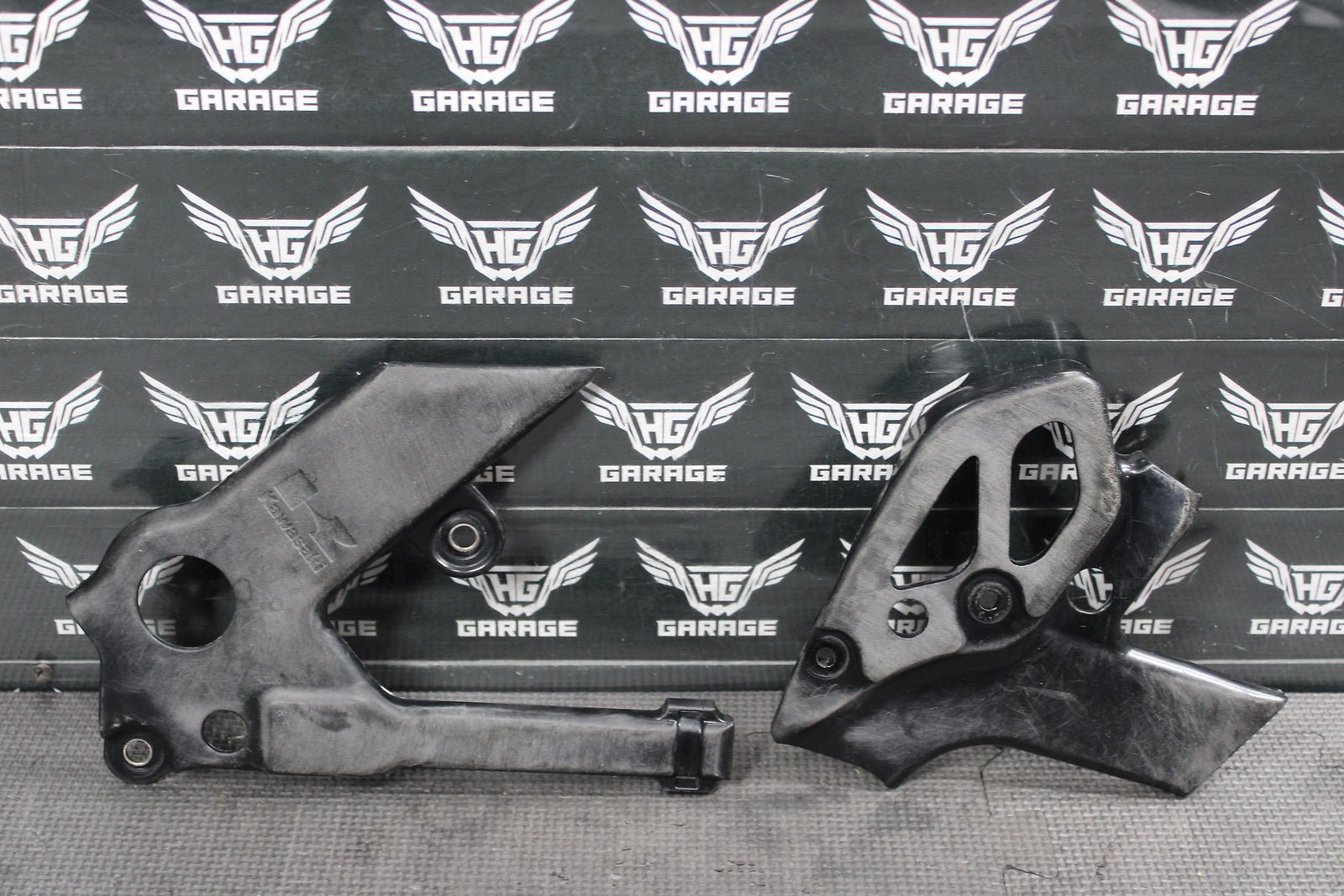 2000 Kawasaki 99 - 02 KX125 KX250 OEM Frame Chassis Guards Shields Protector Guard - hggarage