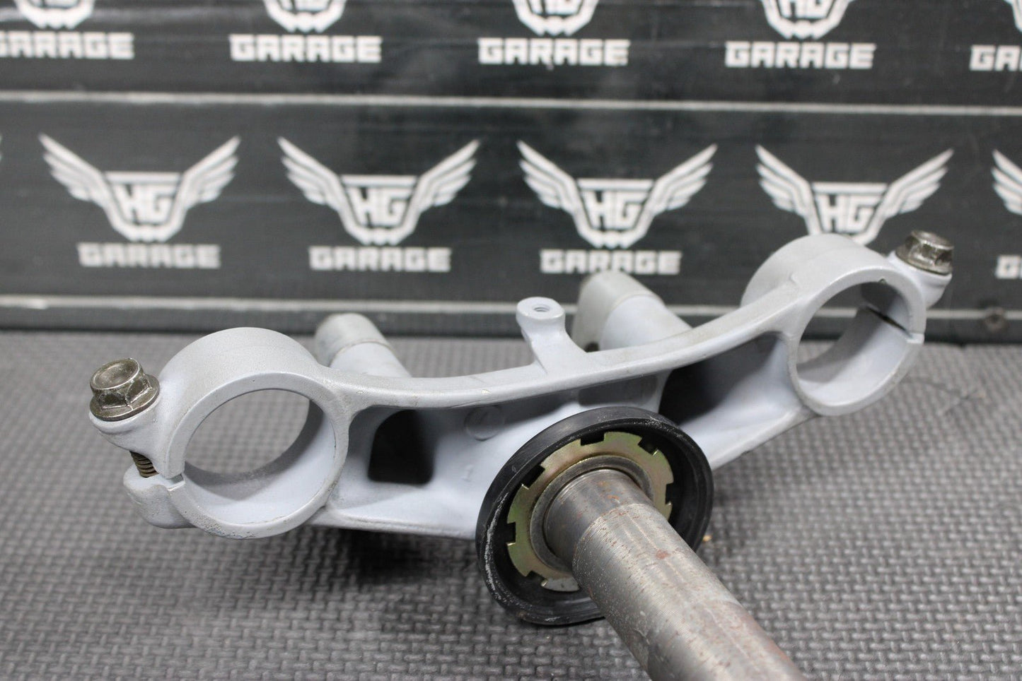 1991 87 - 95 HONDA CR80R OEM FRONT FORKS LOWER UPPER TRIPLE TREE STEM CLAMP - hggarage
