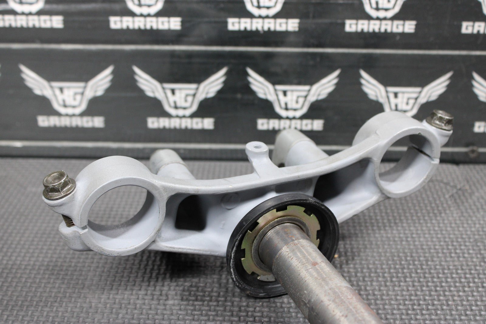 1991 87 - 95 HONDA CR80R OEM FRONT FORKS LOWER UPPER TRIPLE TREE STEM CLAMP - hggarage