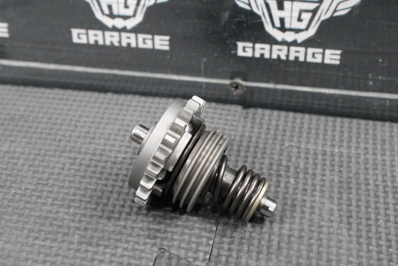 00 - 02 HONDA CR125R OEM ENGINE POWERVALVE EXHUAST VALVE LINKAGE GOVERNOR NICE! - hggarage