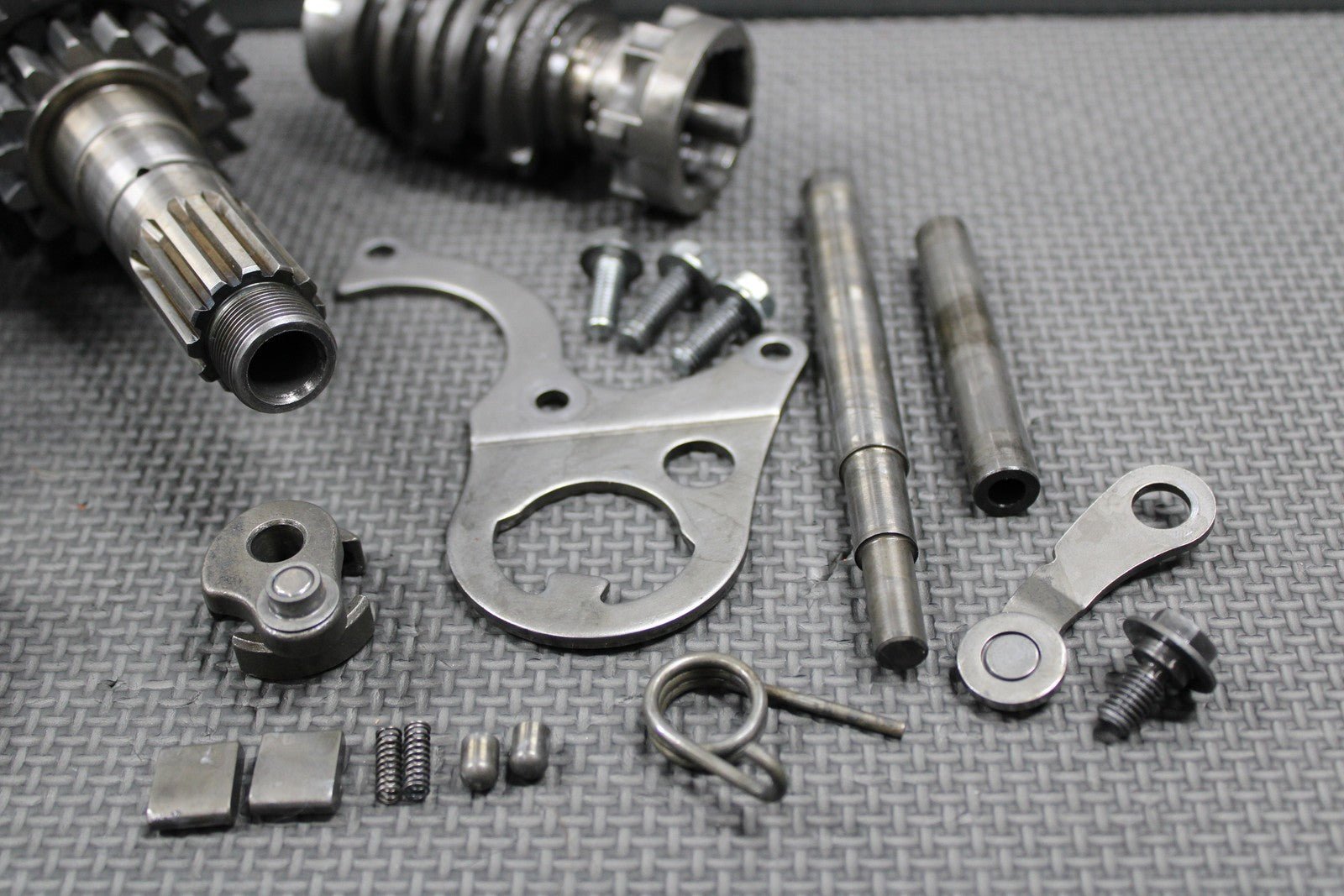 1988 88 - 91 HONDA CR250R OEM TRANSMISSION TRANNY GEARBOX GEARS SHIFT FORKS GOOD! - hggarage