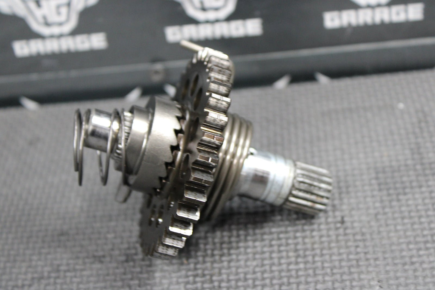 2002 2003 HONDA CRF450R OEM KICKSTART KICK START SHAFT W IDLER GEAR - hggarage