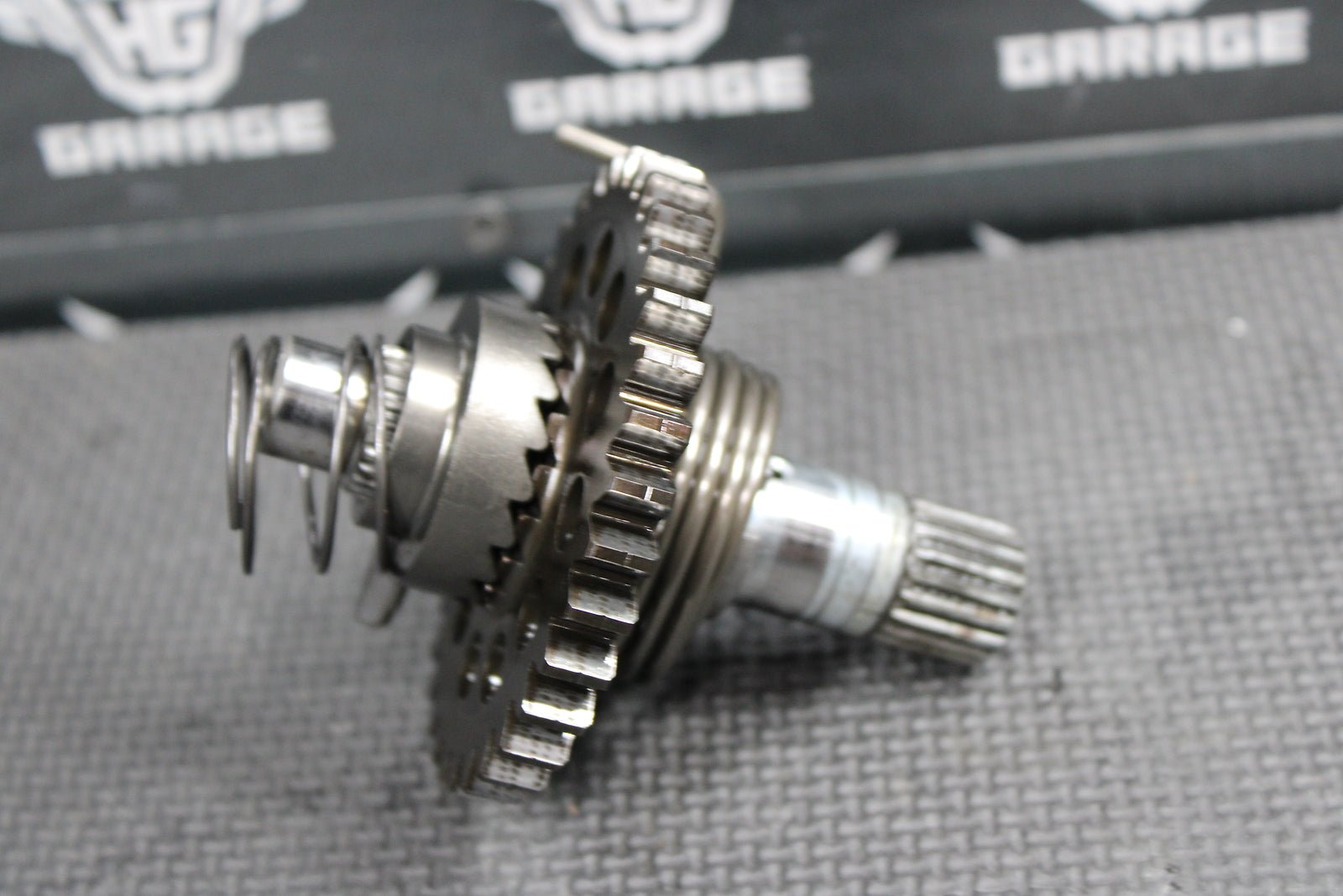 2002 2003 HONDA CRF450R OEM KICKSTART KICK START SHAFT W IDLER GEAR - hggarage