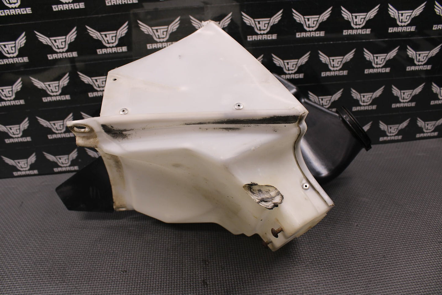 1998 1999 HONDA CR125R OEM AIRBOX AIR CLEANER CASE FILTER BOX INTAKE BOOT NICE! - hggarage