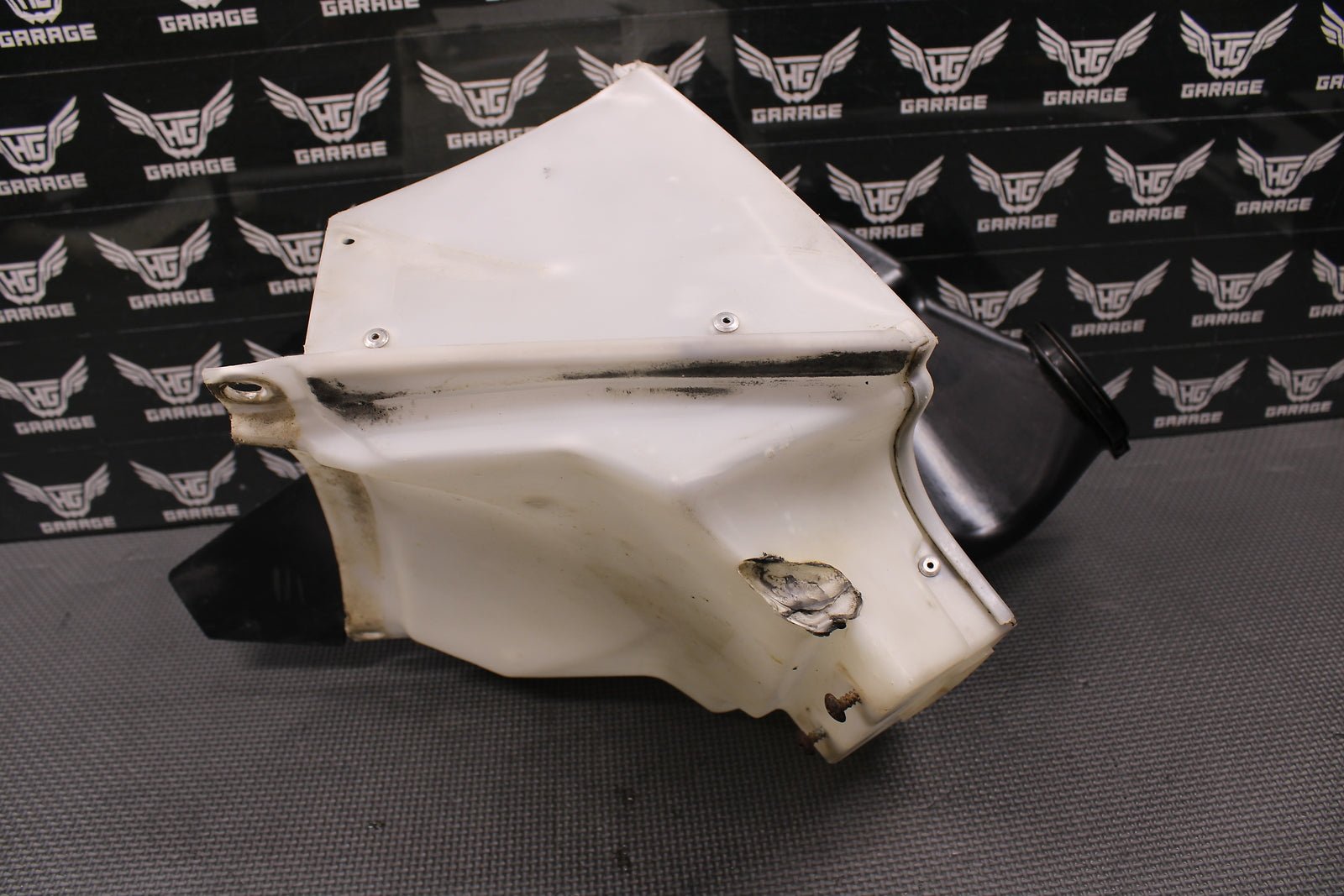 1998 1999 HONDA CR125R OEM AIRBOX AIR CLEANER CASE FILTER BOX INTAKE BOOT NICE! - hggarage