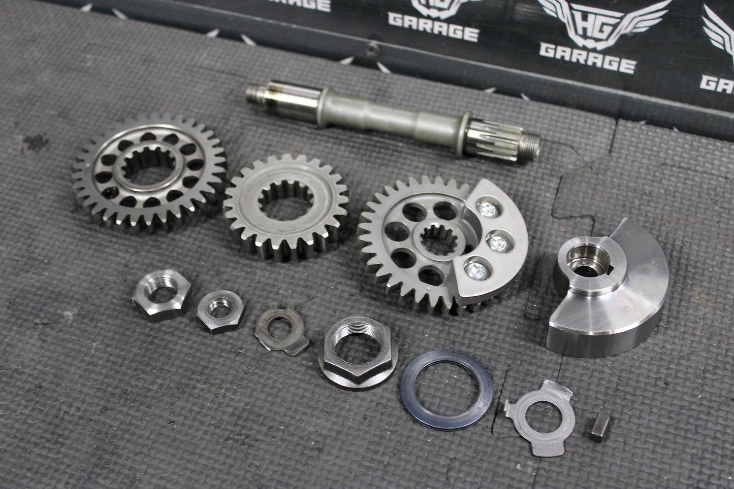 2006 YAMAHA WR450F 06 - 09 YZ450F OEM CRANKSHAFT COUNTER BALANCER SHAFT GEARS - hggarage