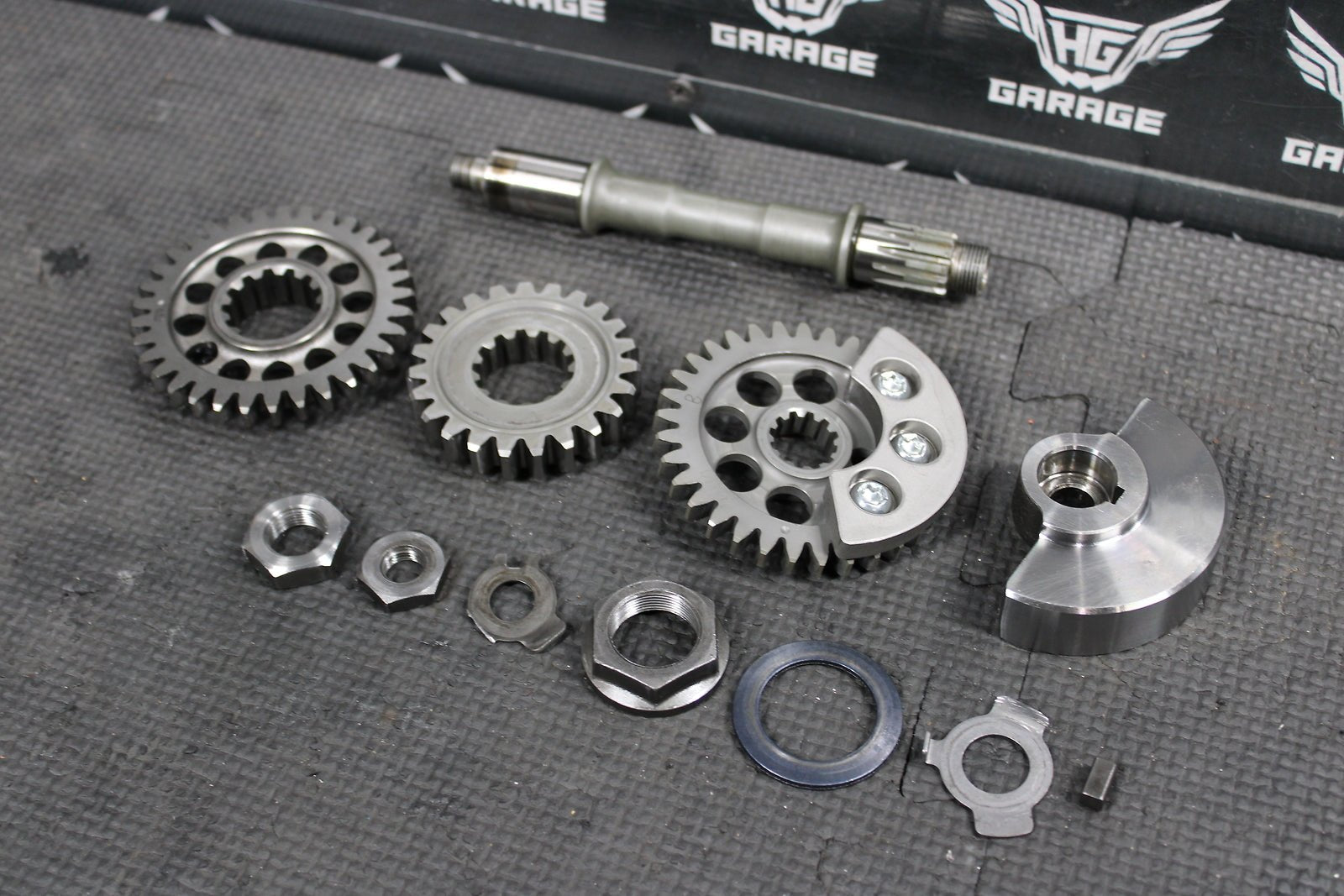 2006 YAMAHA WR450F 06 - 09 YZ450F OEM CRANKSHAFT COUNTER BALANCER SHAFT GEARS - hggarage