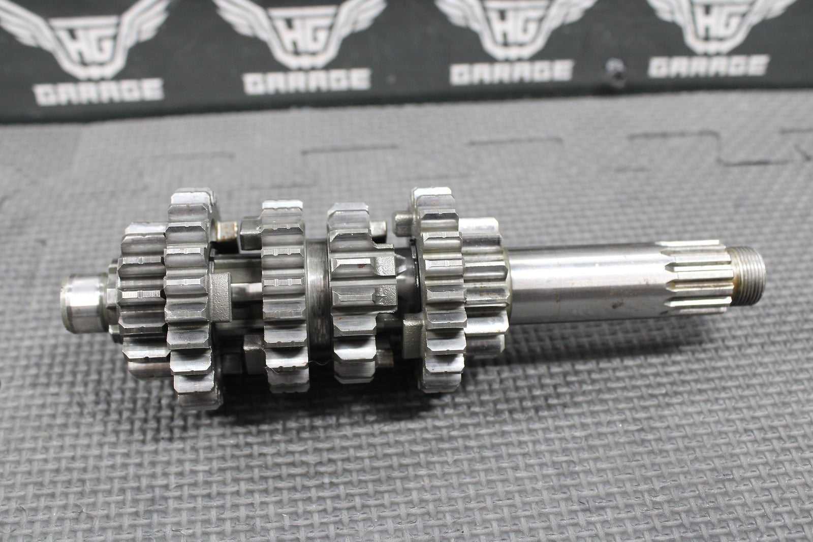 1993 YAMAHA YZ125 OEM 6 SPEED TRANSMISSION TRANNY TRANS GEARBOX SHIFT FORKS GEAR - hggarage