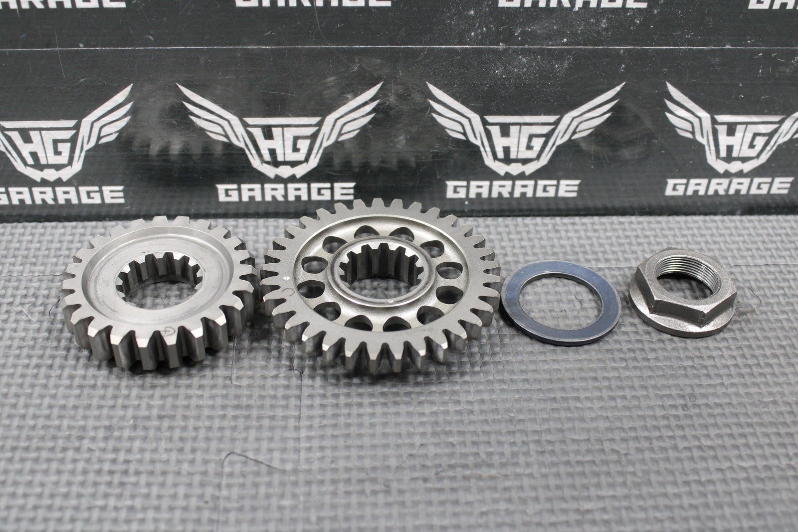 2009 YAMAHA 06 - 09 YZ450F OEM ENGINE MOTOR CRANKSHAFT PRIMARY MAIN DRIVE GEARS - hggarage