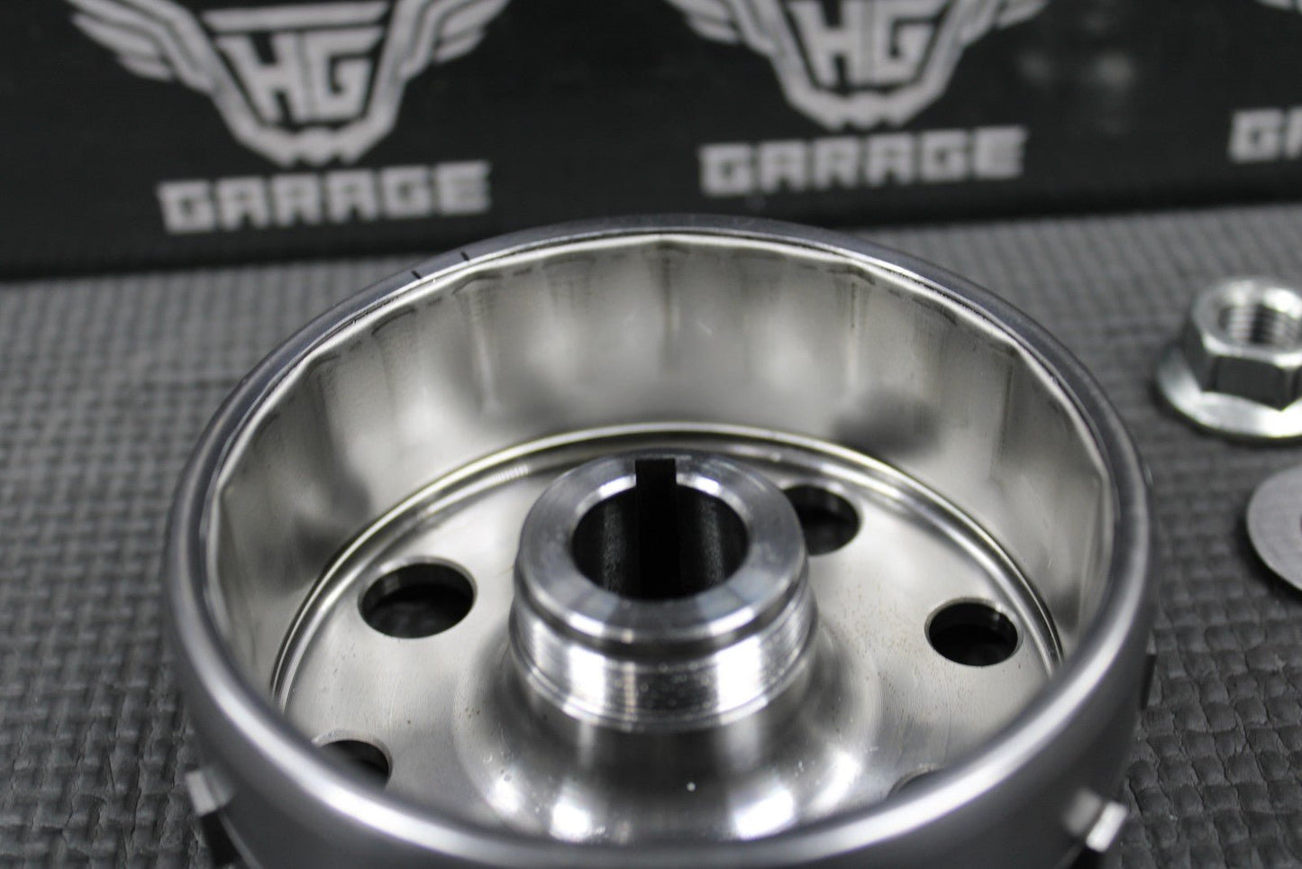 2012 09 - 12 HONDA CRF450R OEM STATOR MAGNETO ROTOR FLYWHEEL 31110 - MEN - A31 GOOD! - hggarage
