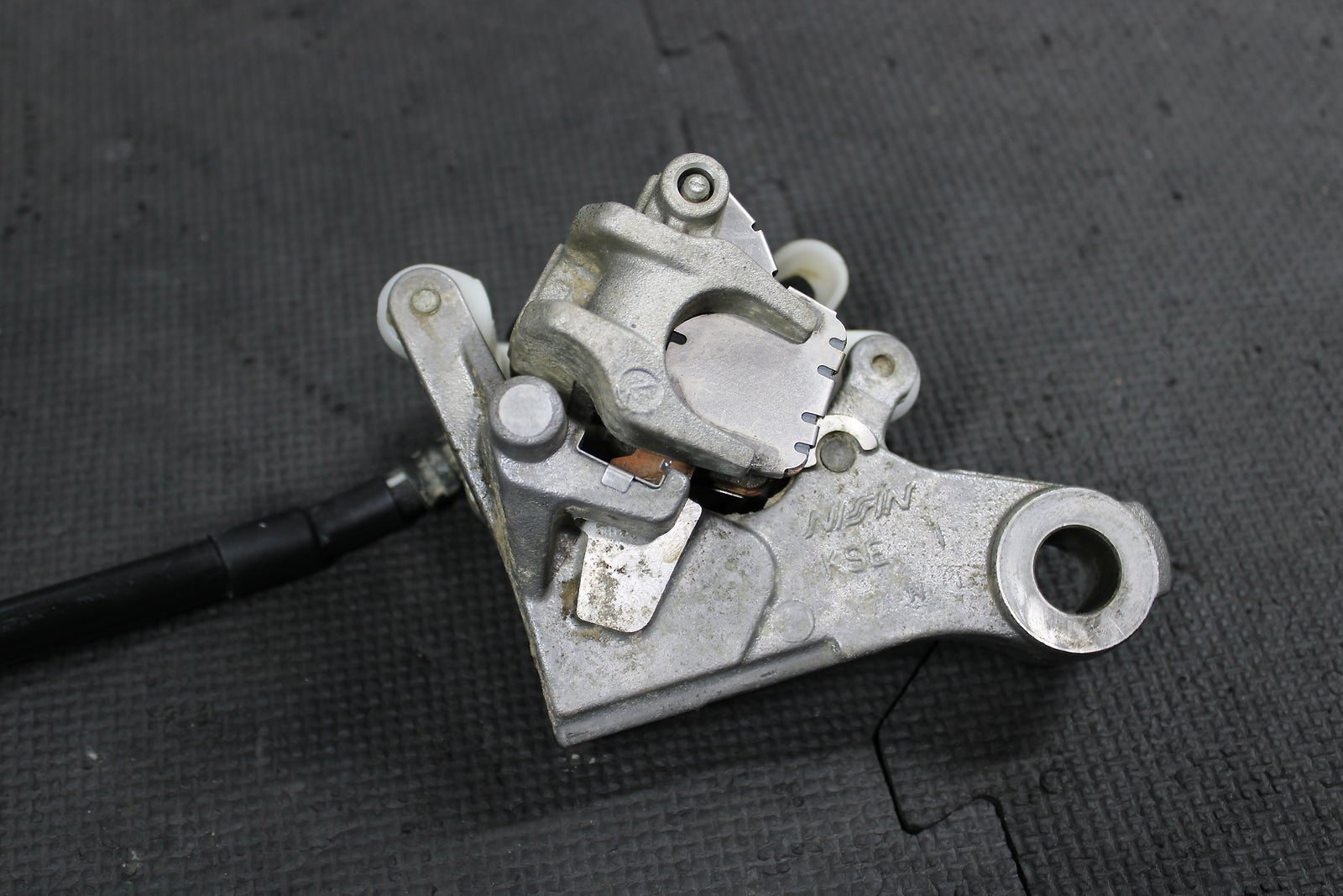 2008 HONDA CRF150RB BIGWHEEL OEM NISSIN REAR BACK BRAKE CALIPER MASTER CYLINDER - hggarage