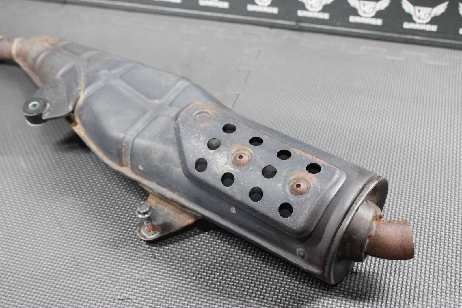 2005 SUZUKI 01 - 05 DR200SE OEM MUFFLER EXHAUST SILENCER SLIP ON PIPE W BAFFLE - hggarage