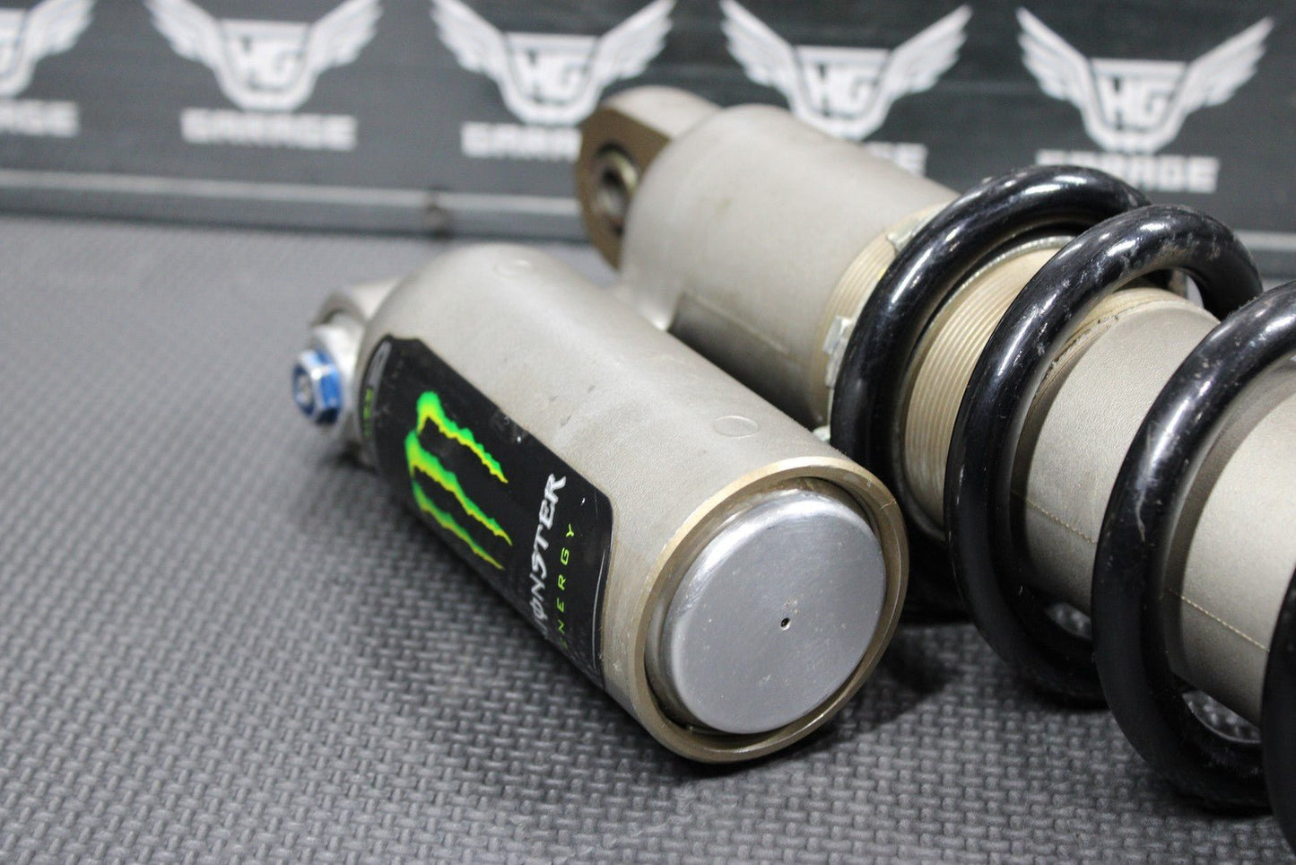 2014 KAWASAKI KX250F OEM REAR BACK SHOCK ABSORBER SUSPENSION 45014 - 0416 - 23P GOOD - hggarage
