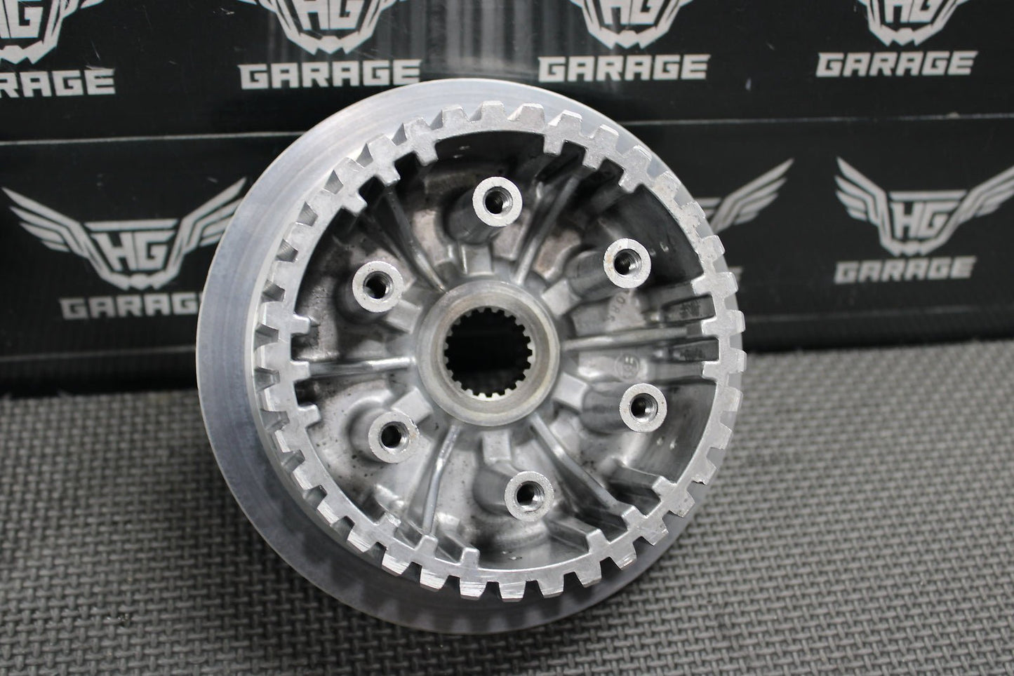 1991 Kawasaki KDX250 OEM Complete Clutch W Plates Basket Hub - hggarage