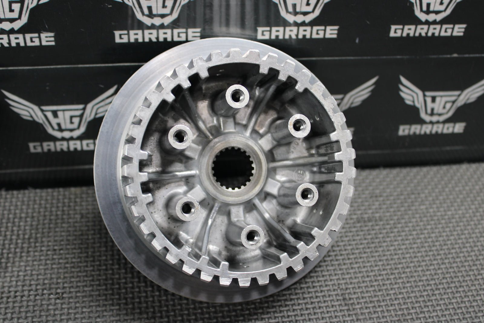 1991 Kawasaki KDX250 OEM Complete Clutch W Plates Basket Hub - hggarage