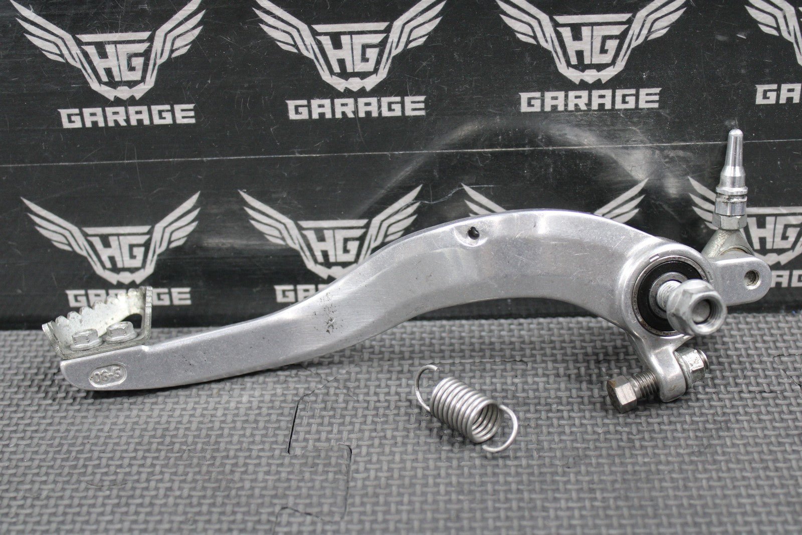 2007 KTM 04 - 07 450 560 SMR OEM RIGHT REAR BRAKE FOOT PEDAL LEVER 54813050044 - hggarage