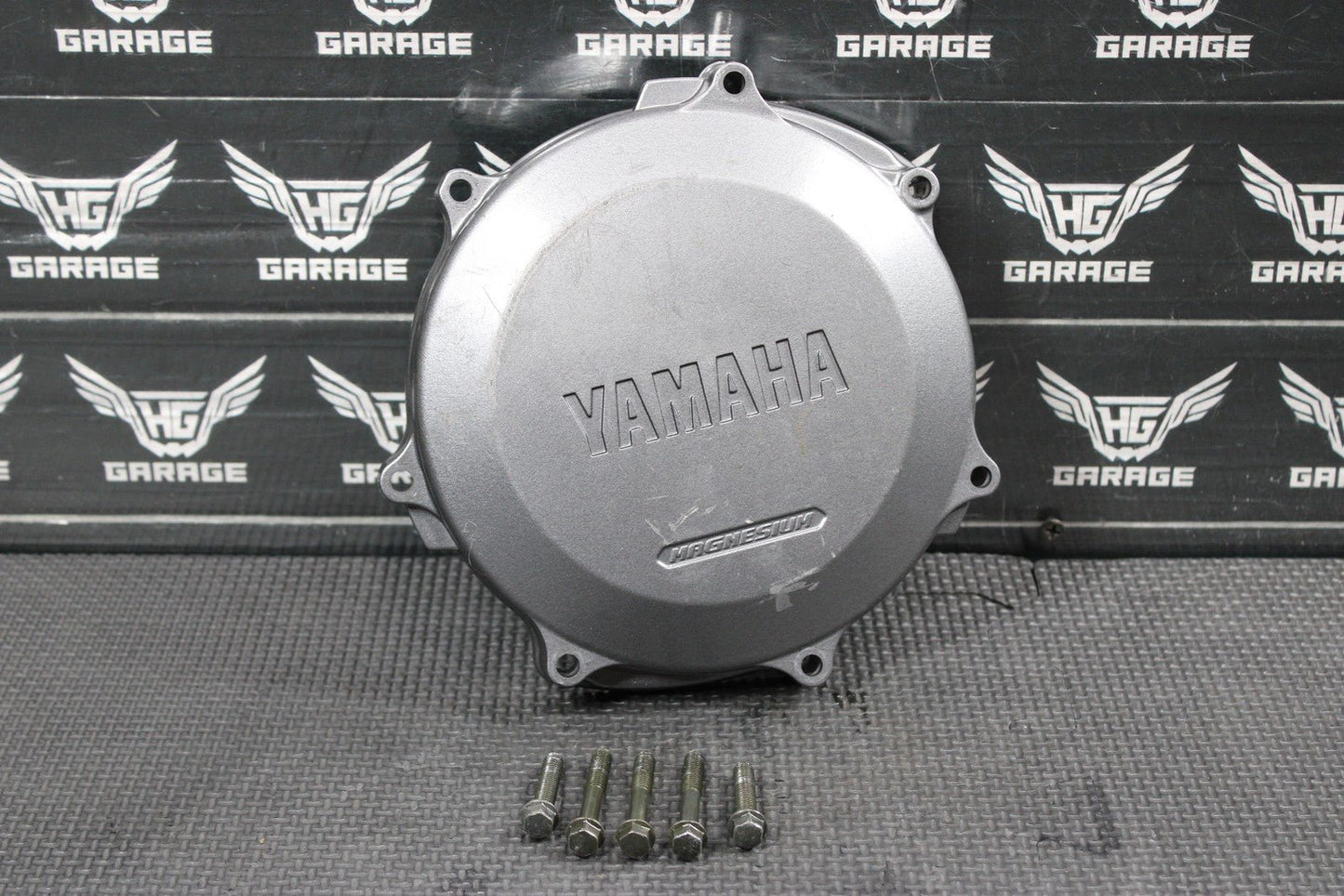 2005 YAMAHA 03 - 07 YZ450F OEM ENGINE RIGHT SIDE OUTER CLUTCH COVER NICE! - hggarage