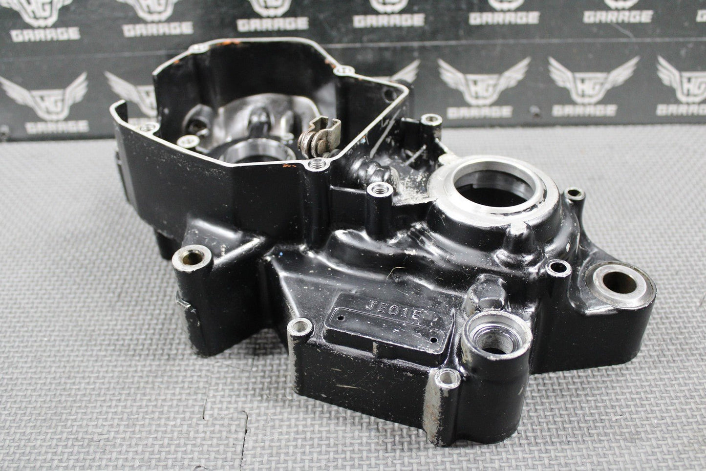 1988 HONDA CR125R OEM LEFT ENGINE MOTOR CRANKCASE CRANK CASE 112A0 - KS6 - 830 GOOD! - hggarage