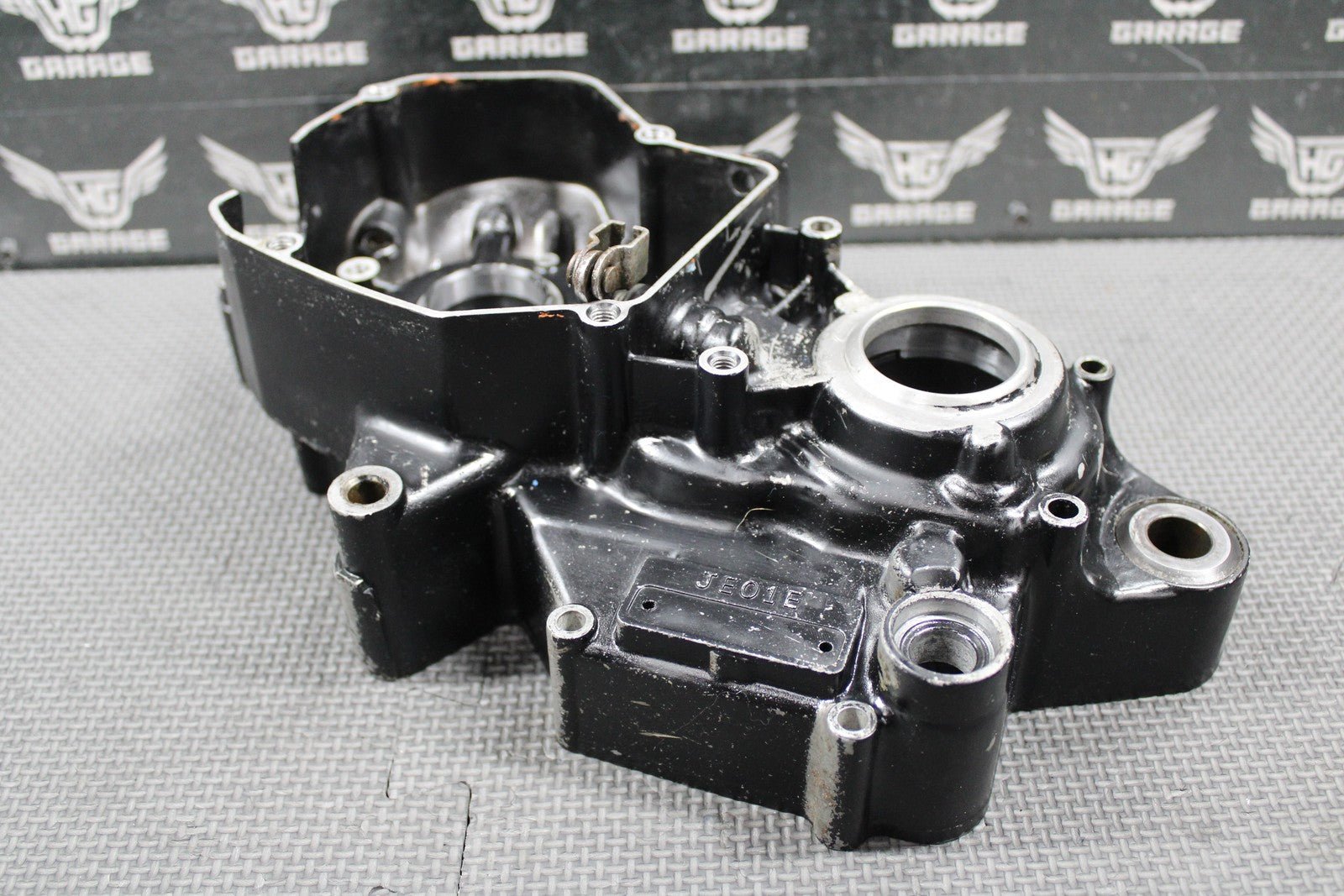 1988 HONDA CR125R OEM LEFT ENGINE MOTOR CRANKCASE CRANK CASE 112A0 - KS6 - 830 GOOD! - hggarage
