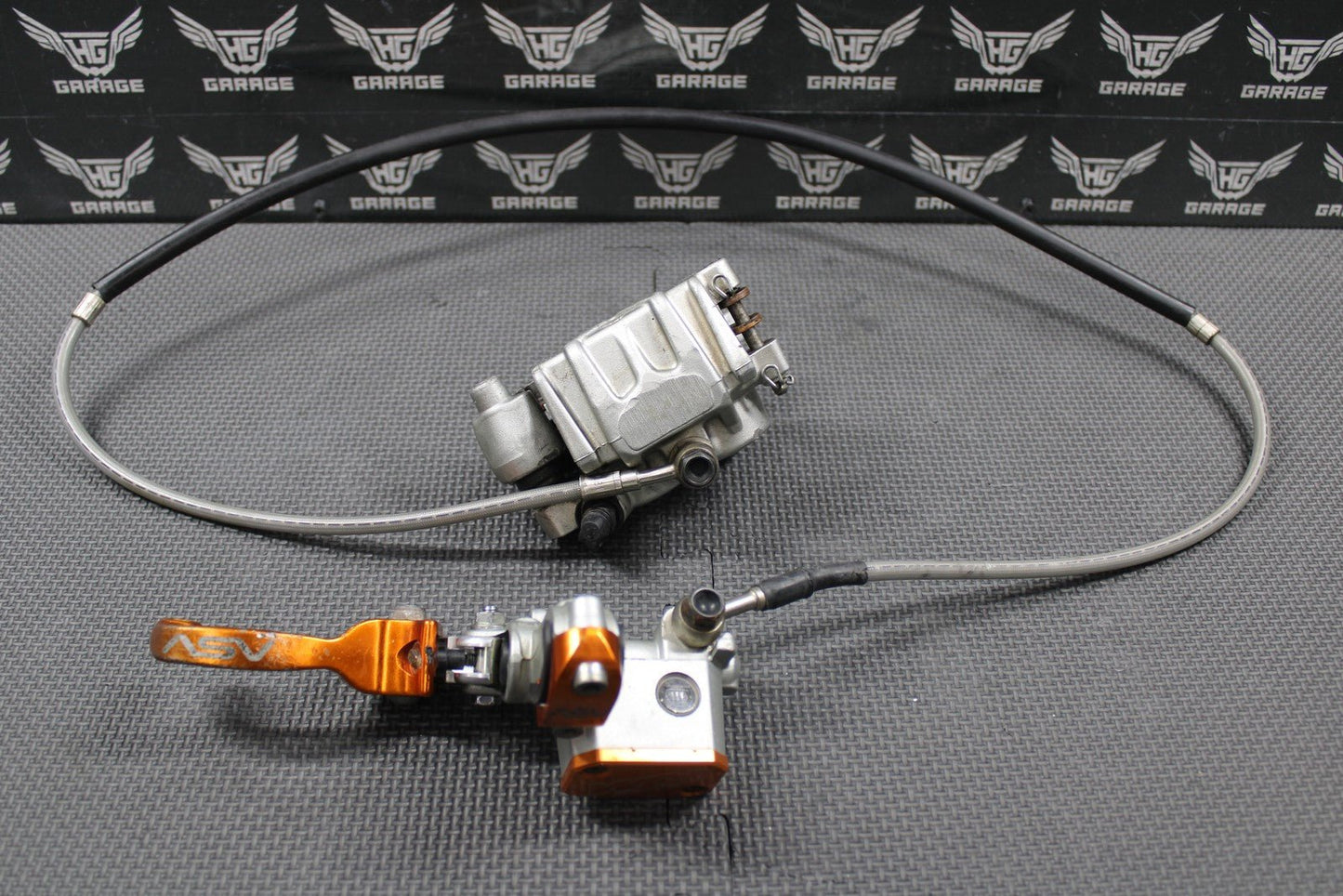 2009 2010 KTM 250 450 XCF - W OEM FRONT BRAKE CALIPER MASTER CYLINDER ASV LEVER - hggarage