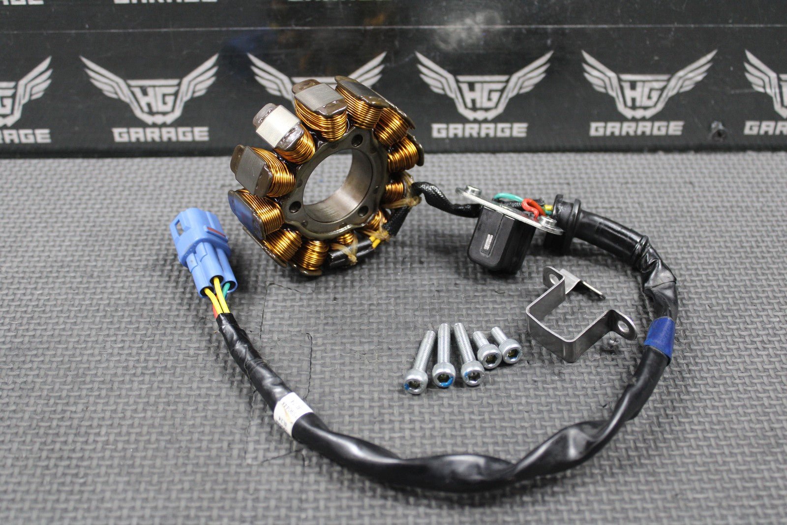 2019 SUZUKI 19 - 25 RMZ250 OEM STATOR MAGNETO GENERATOR ASSY 32101 - 46K01 NICE! - hggarage