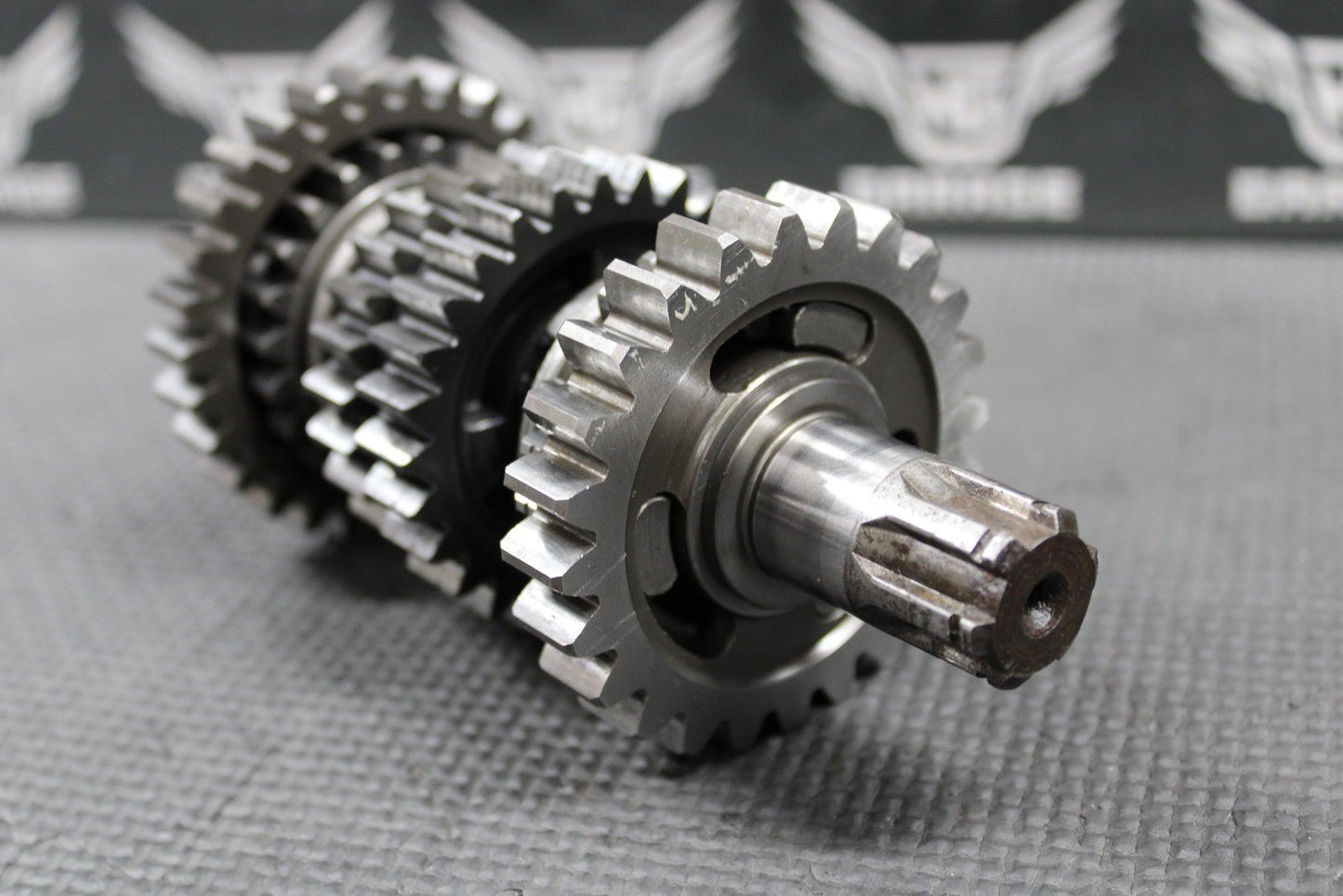 1991 KAWASAKI KX125 OEM TRANSMISSION TRANNY GEARBOX GEARS SHIFT FORKS NICE!! - hggarage