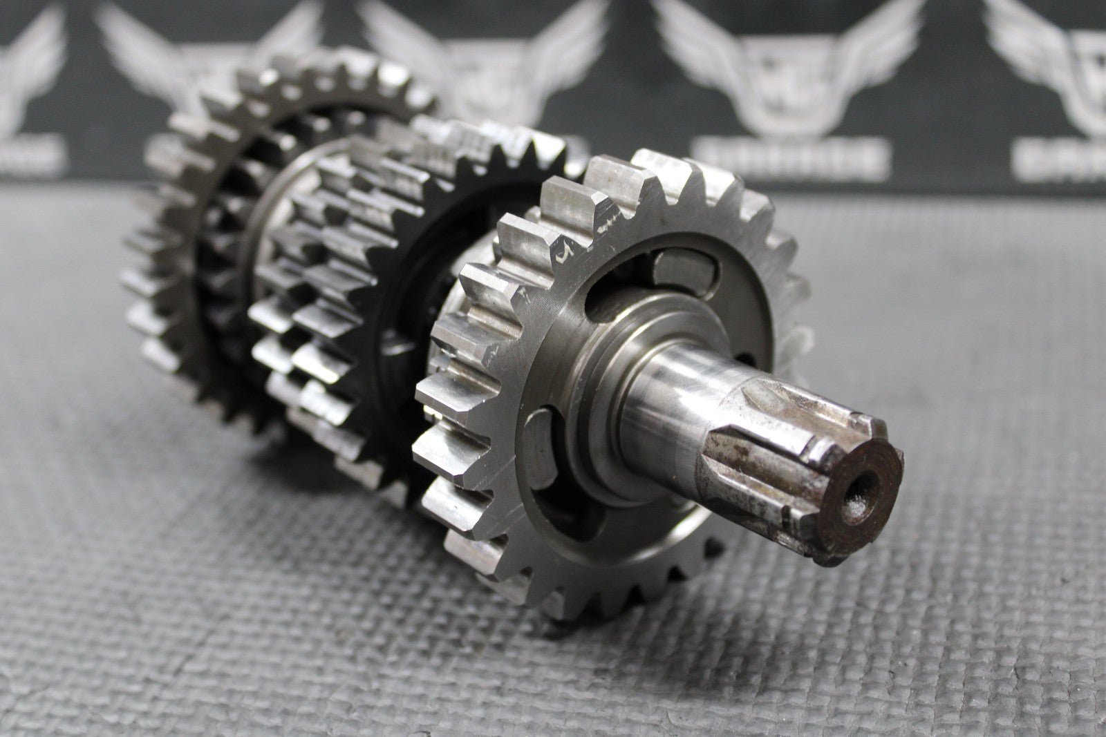 1991 KAWASAKI KX125 OEM TRANSMISSION TRANNY GEARBOX GEARS SHIFT FORKS NICE!! - hggarage