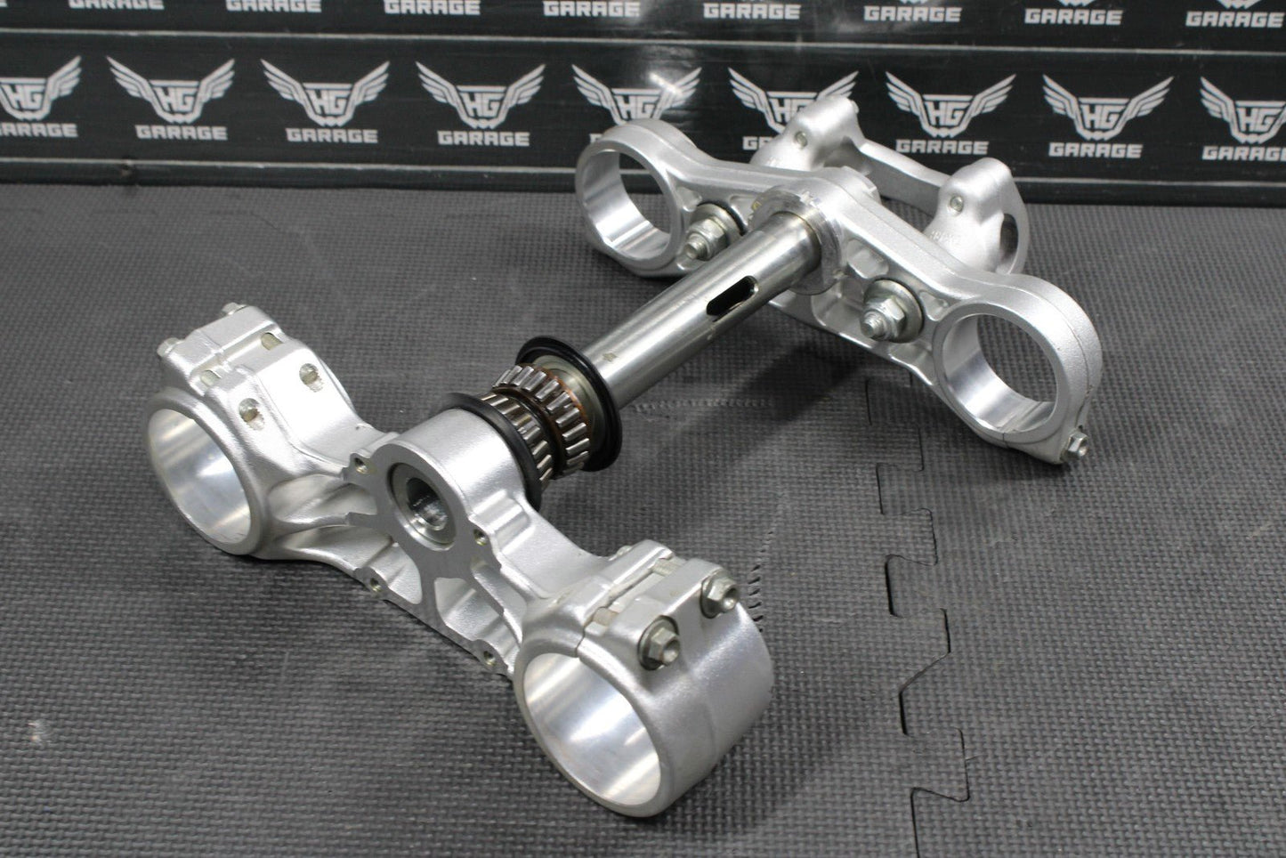 2013 HUSQVARNA TE511 OEM FRONT FORKS LOWER UPPER TRIPLE TREE STEM CLAMP - hggarage