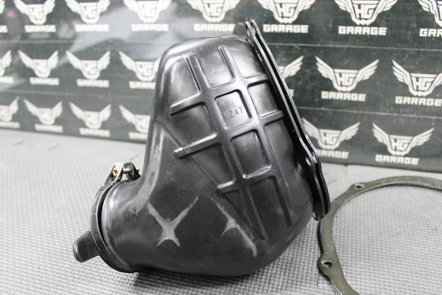 2001 HONDA CR125R OEM INTAKE BOOT AIRBOX AIR CLEANER CONNECTING TUBE 17253 - KZ4 - J - hggarage