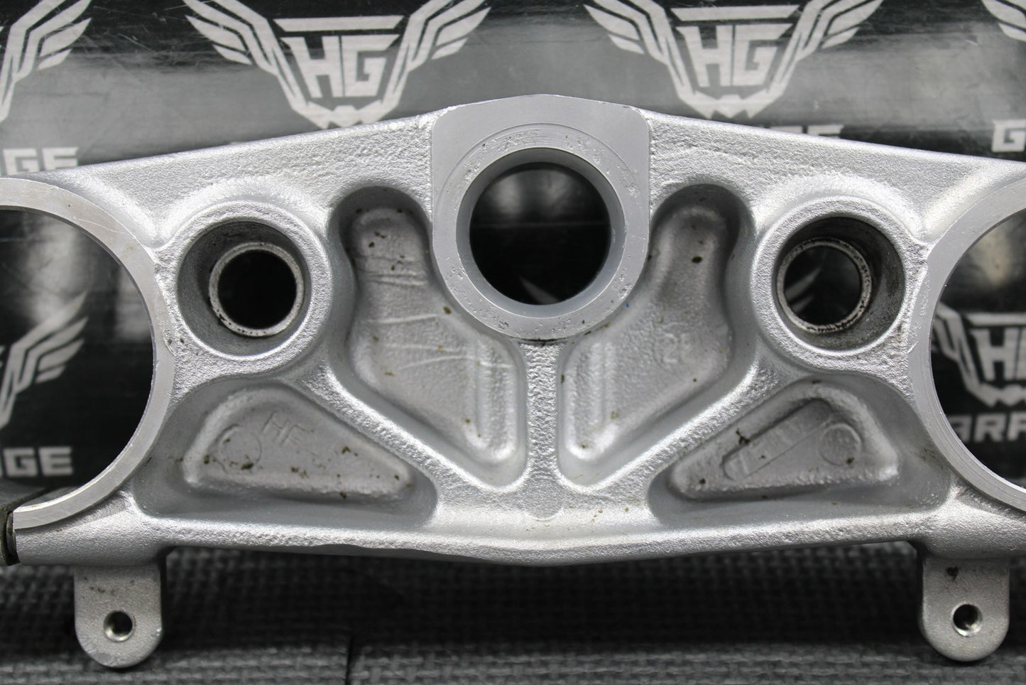 2008 2009 HONDA CRF250R OEM UPPER TRIPLE TREE BAR CLAMP BRIDGE 53300 - MEN - A10 - hggarage