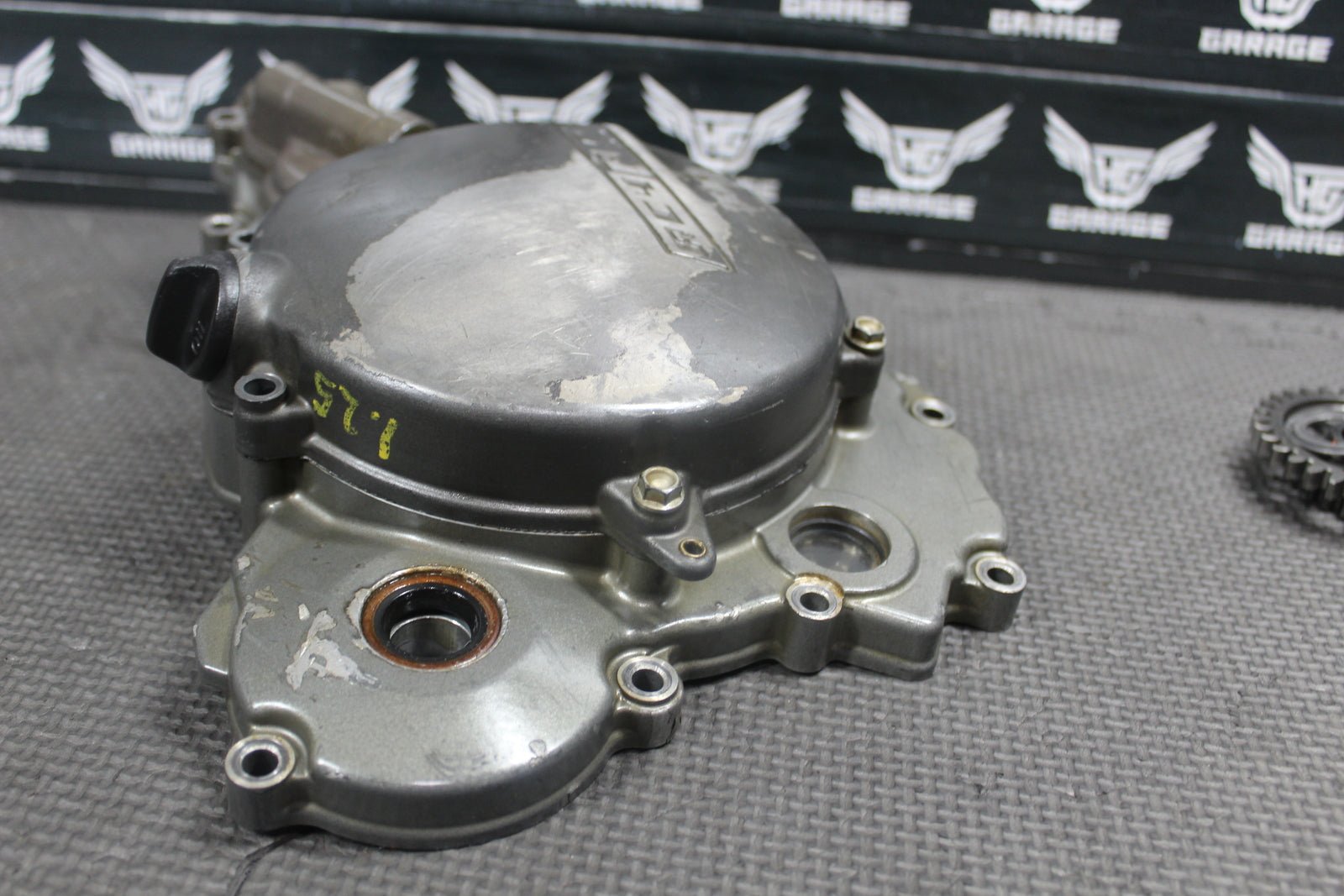 2008 KTM 250 XCF OEM ENGINE MOTOR INNER CLUTCH COVER OUTER CLUTCH COVER - hggarage