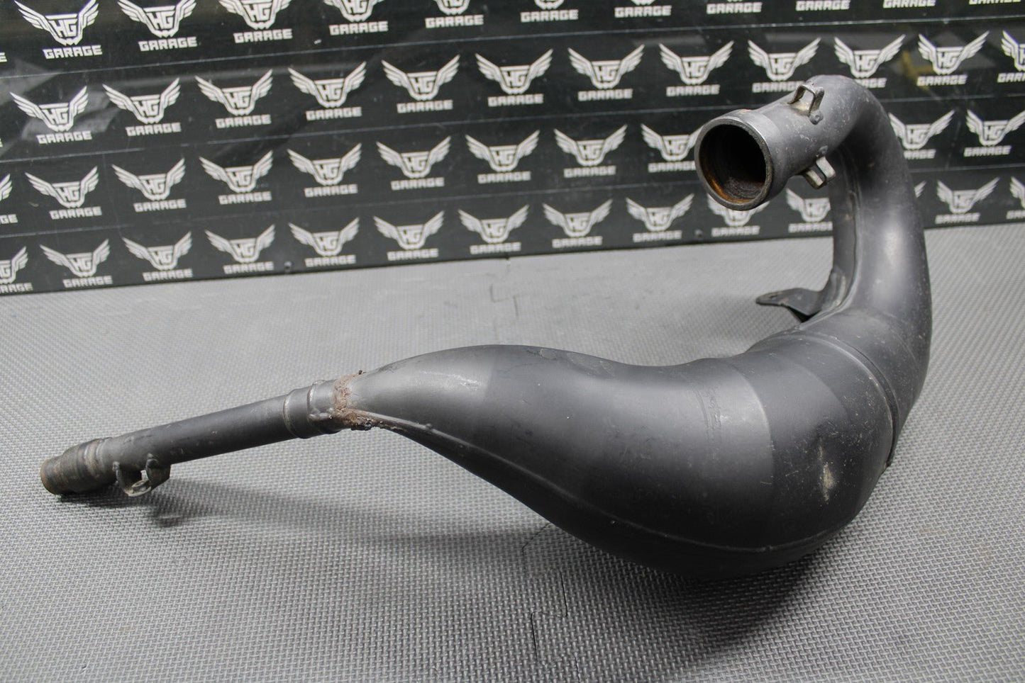 2003 KAWASAKI KX125 OEM EXHAUST PIPE EXPANSION CHAMBER HEADER 18120 - 0001 - hggarage