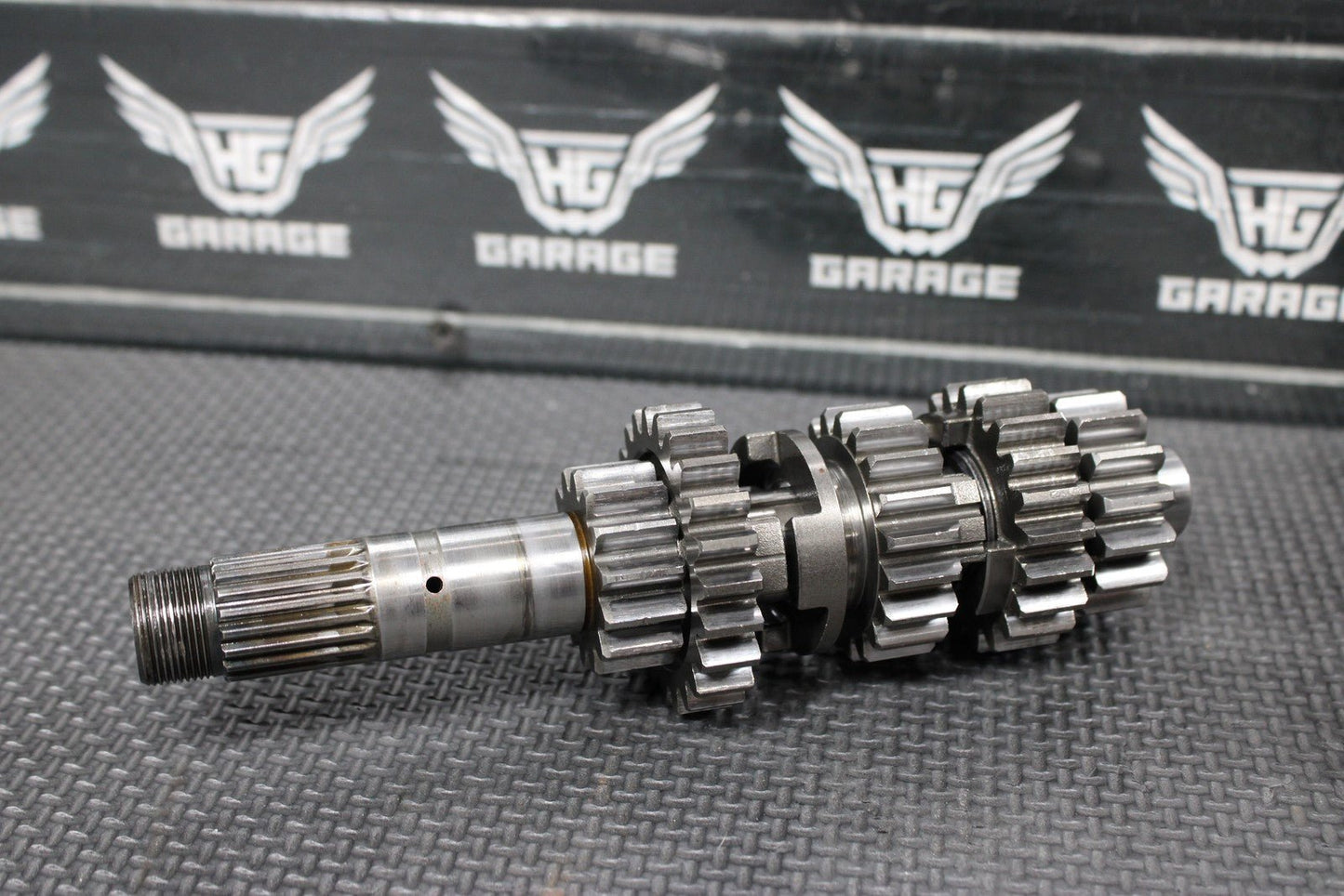 1999 98 - 01 HONDA CR125R OEM TRANSMISSION TRANNY TRANS GEARBOX SHIFT FORKS DRUM - hggarage