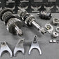 2005 YAMAHA 04 - 09 YFZ450 OEM TRANSMISSION TRANNY GEARBOX GEARS SHIFT FORKS NICE - hggarage