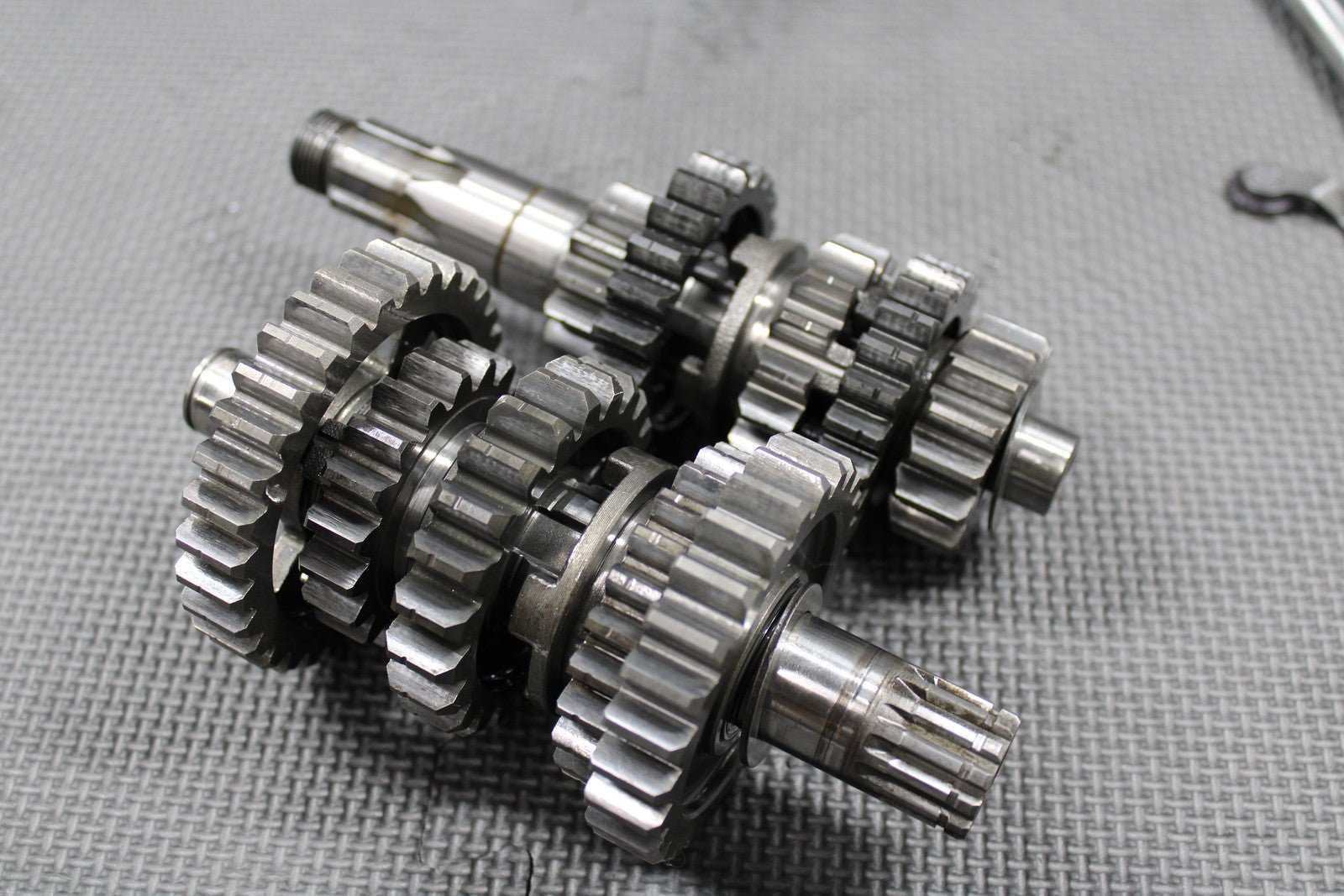 1995 SUZUKI RMX250 OEM ENGINE TRANSMISSION TRANNY GEARS GEARBOX SHIFT FORKS DRUM - hggarage