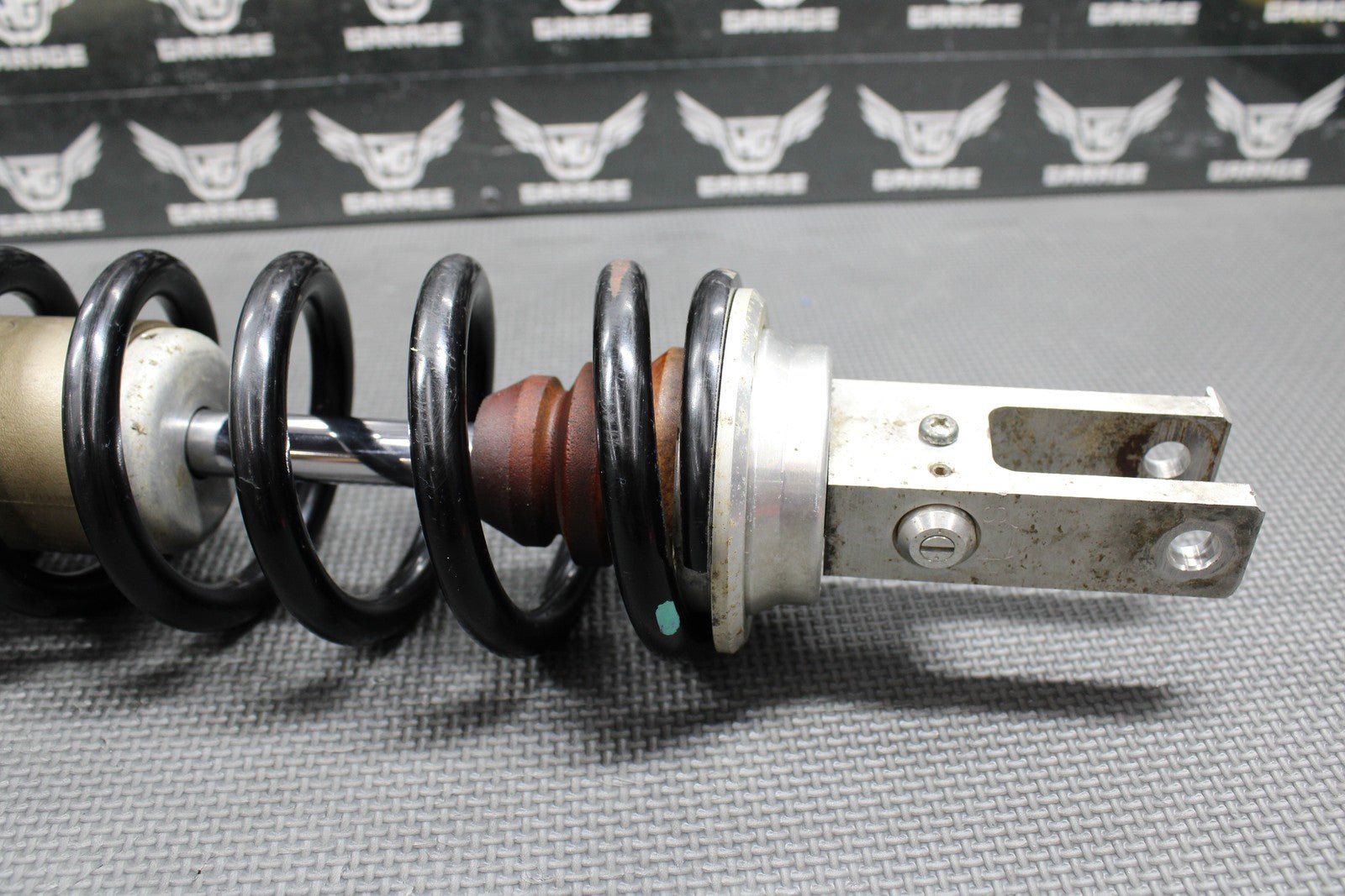 2014 KAWASAKI KX250F OEM REAR BACK SHOCK ABSORBER SUSPENSION 45014 - 0416 - 23P GOOD - hggarage