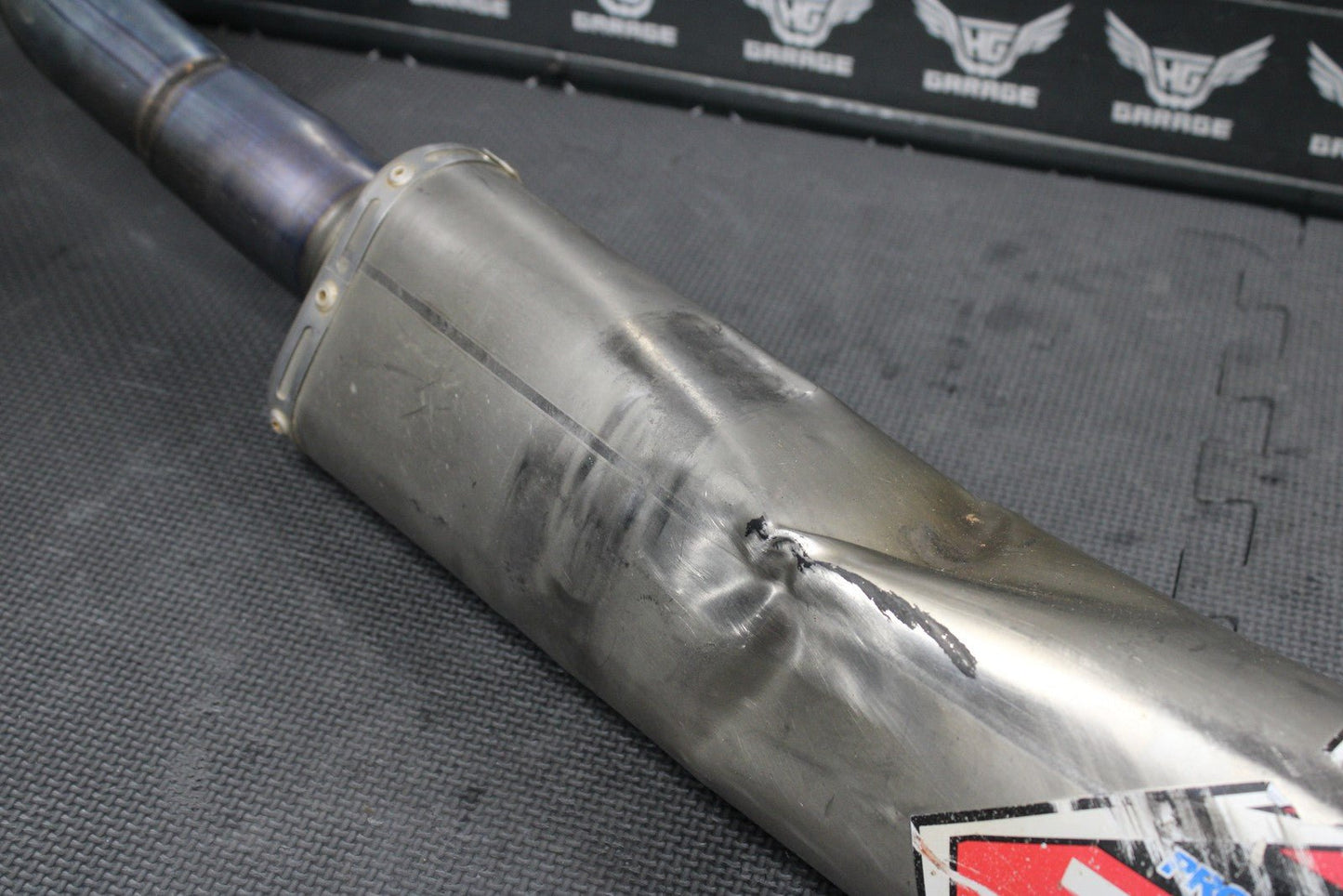 2005 Suzuki RMZ250 Full Yoshimura Pro - Series Exhaust Pipe Header Muffler Slip On - hggarage
