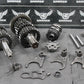 1986 KAWASAKI KDX200 OEM TRANSMISSION TRANNY GEARBOX SHIFT FORKS DRUM GEARS - hggarage