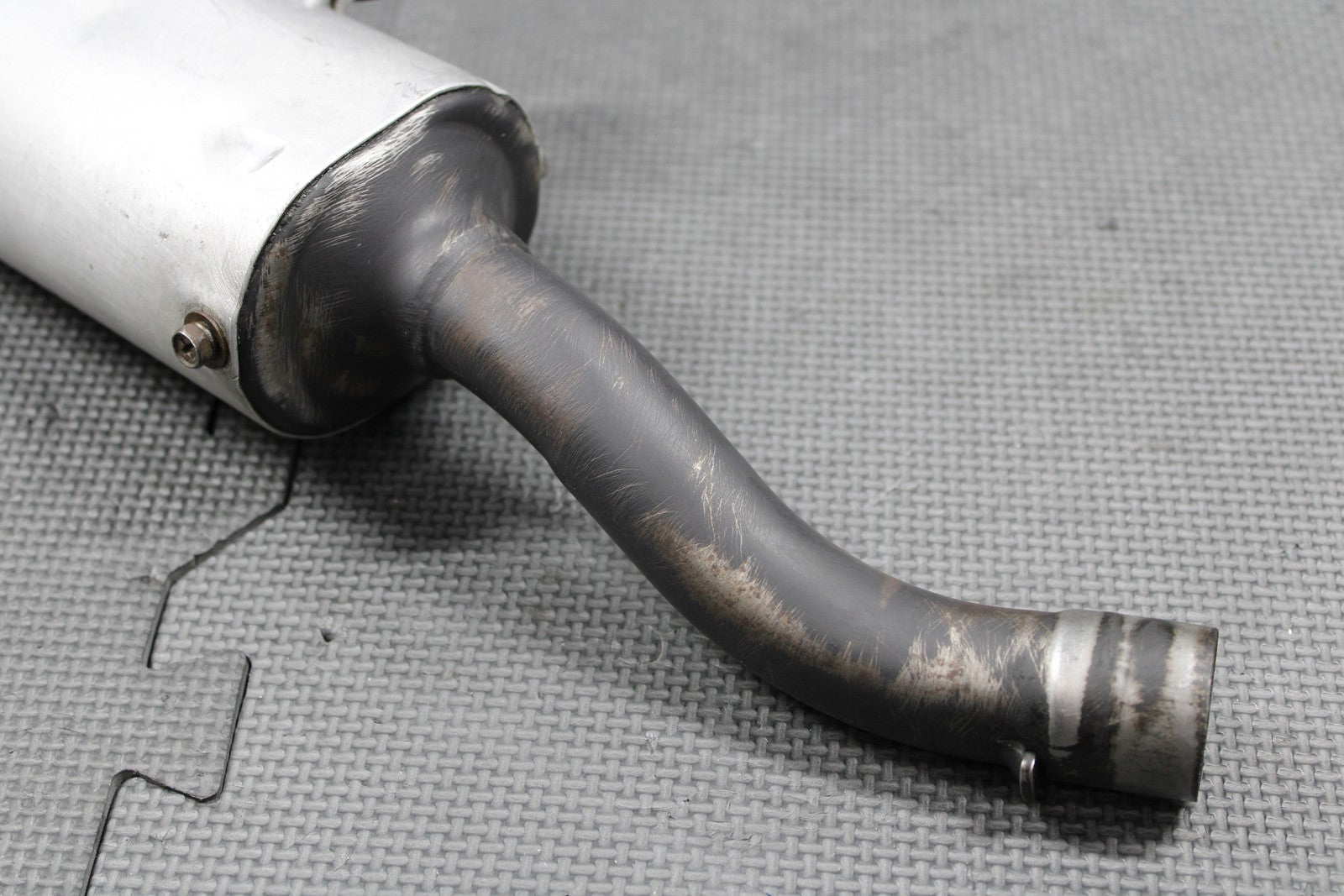 2003 2004 HONDA CR250R OEM MUFFLER EXHAUST SILENCER SLIP ON PIPE 18330 - KZ3 - L30 - hggarage