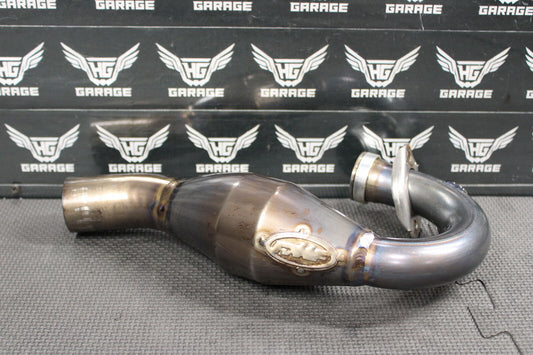 2009 KAWASAKI KX250F FMF MEGABOMB EXHAUST PIPE CHAMBER HEADER NICE! 841381