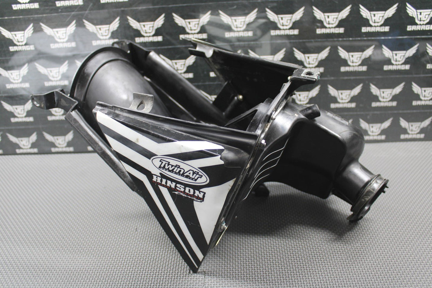 2008 HONDA CRF250R OEM AIRBOX AIR CLEANER FILTER BOX CASE INTAKE BOOT NICE! - hggarage